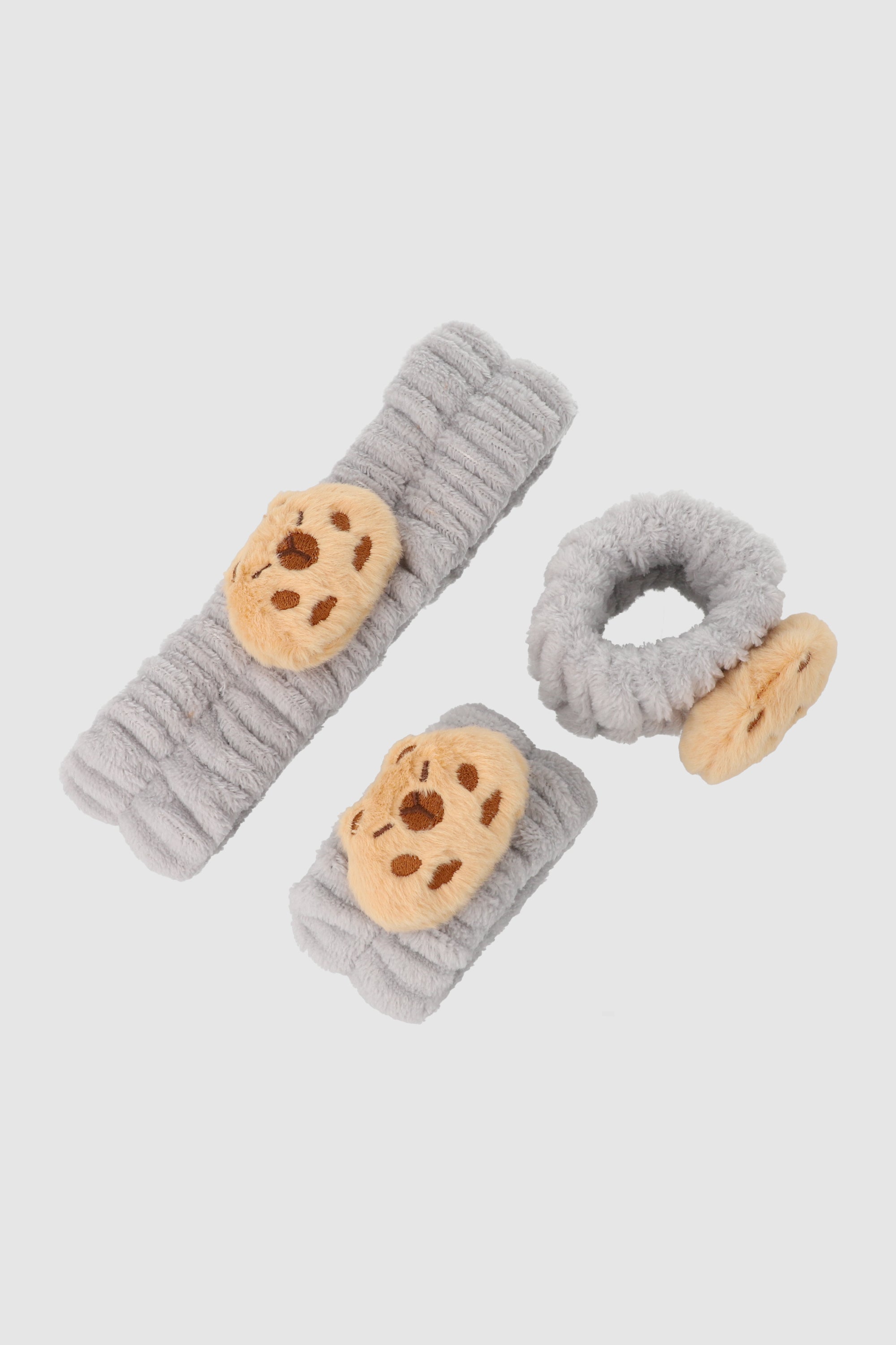 Set valerina muñequera capibara GRIS