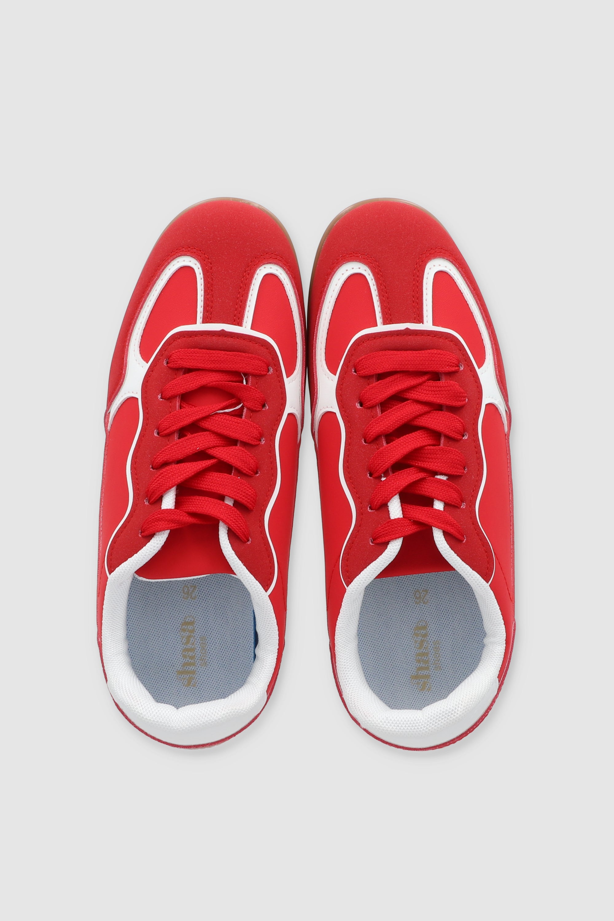 Tenis casual puntal ROJO