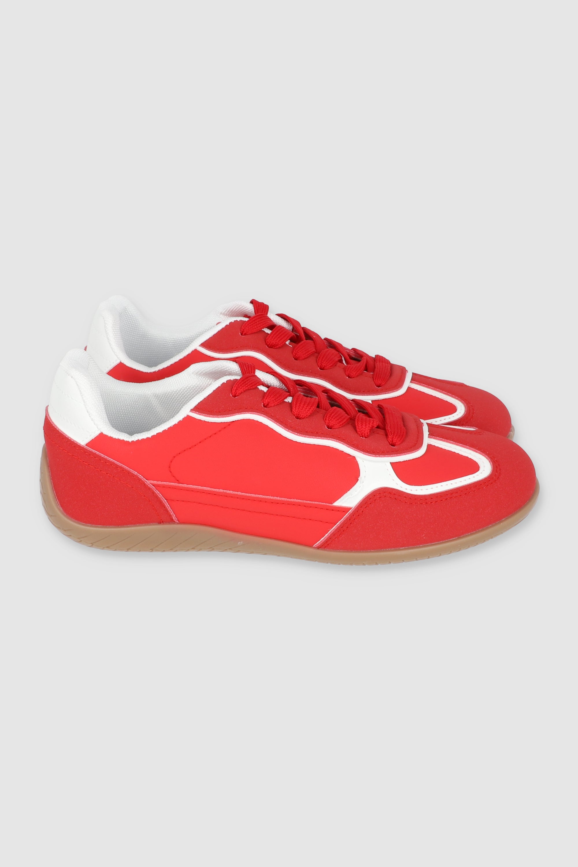 Tenis casual puntal ROJO