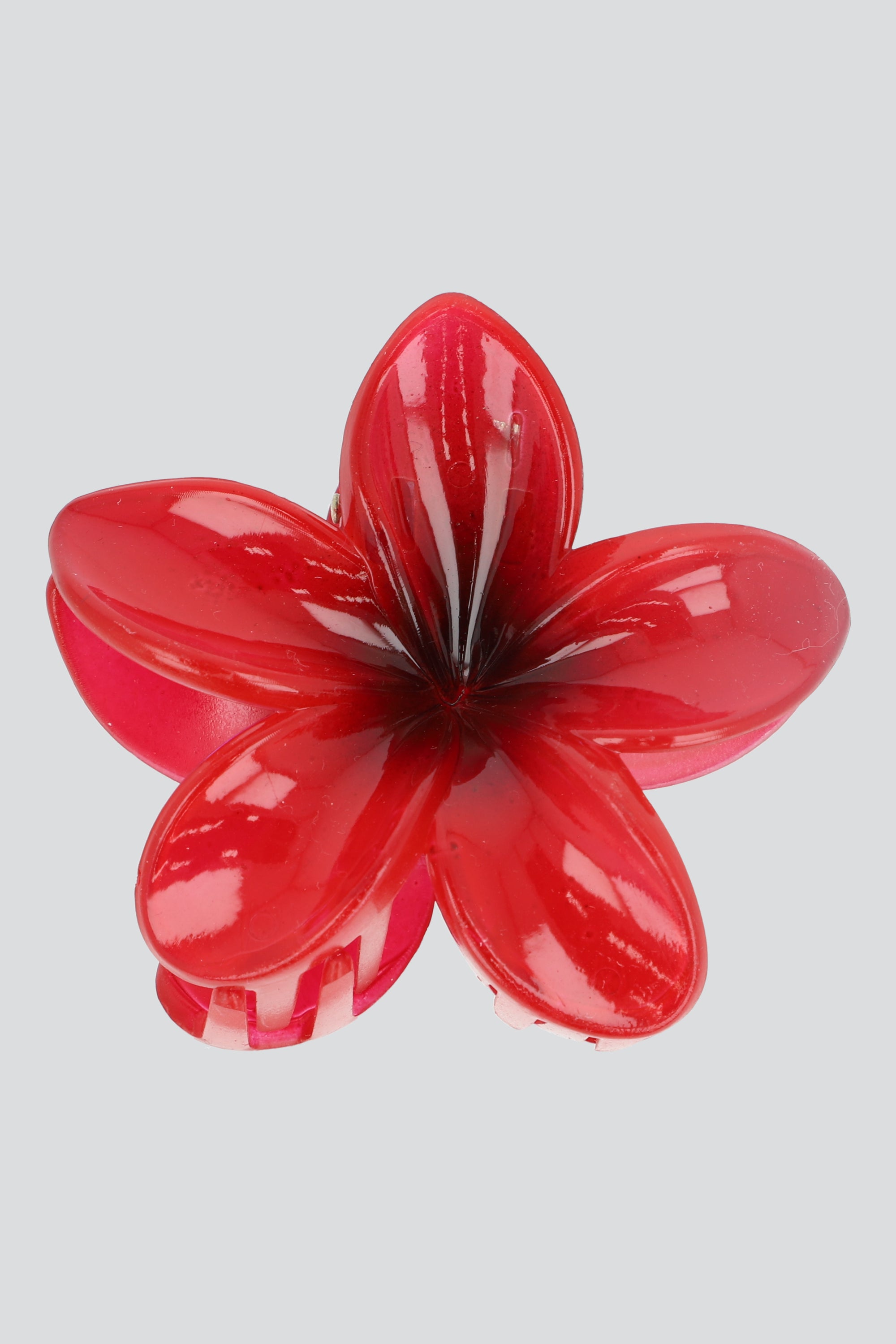 Pinza flor color ROJO