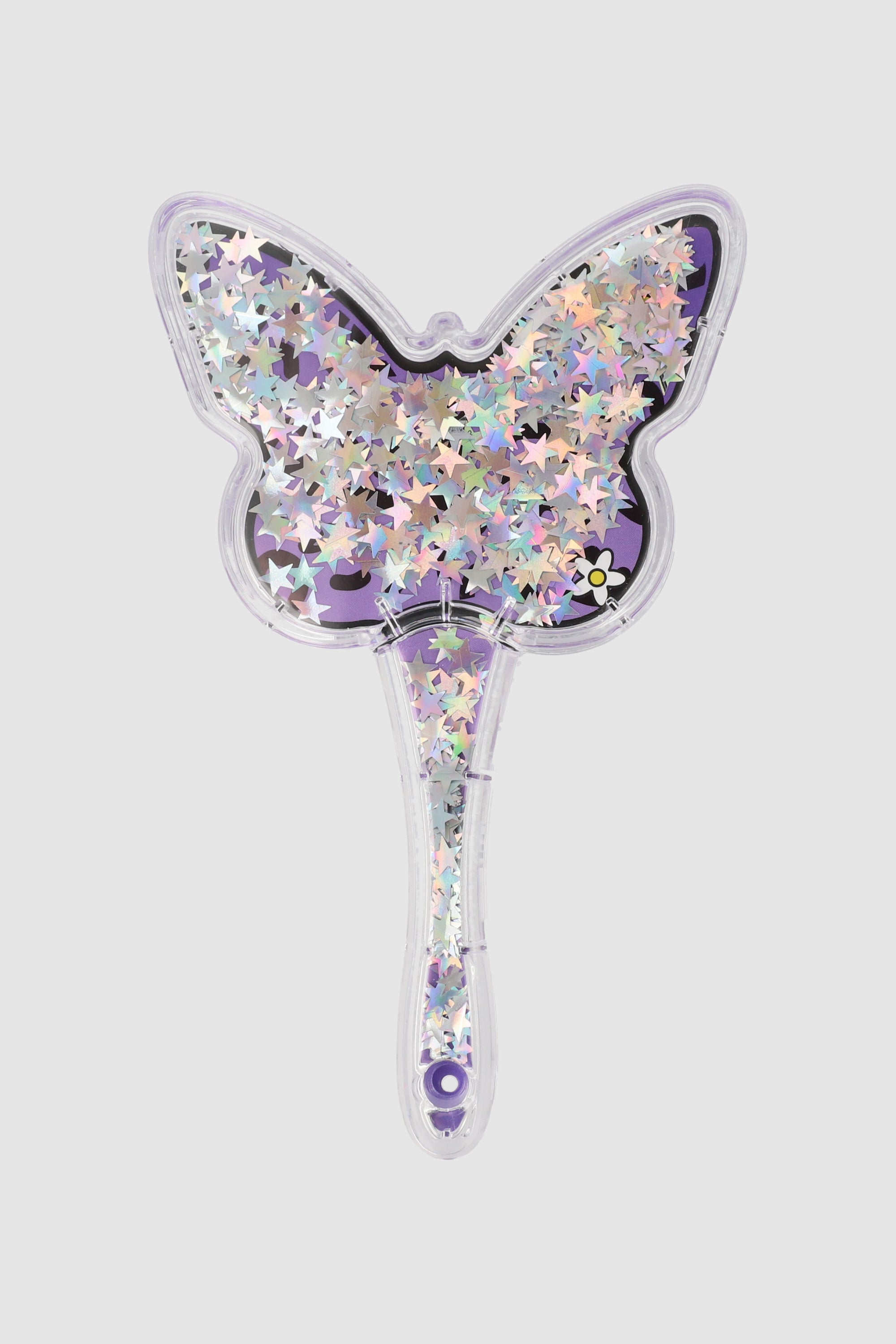 Cepillo mariposa animal print MORADO