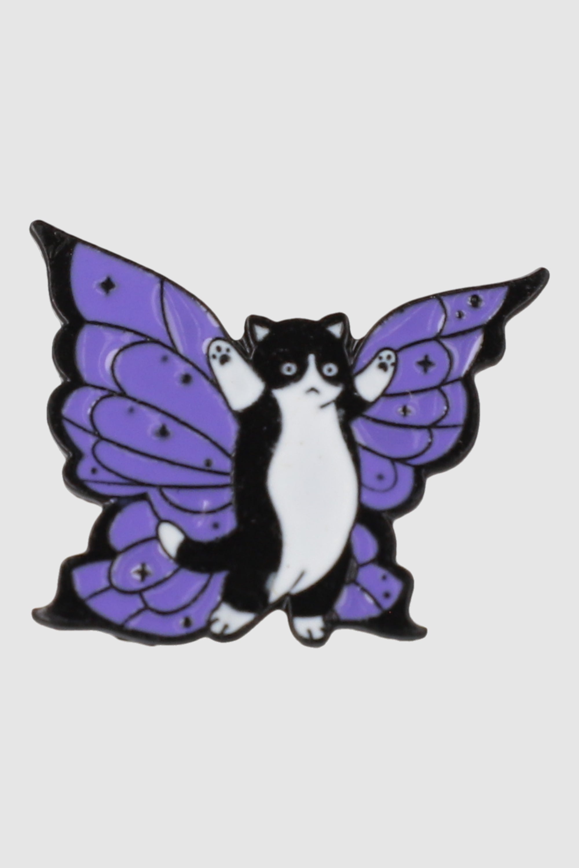 Pin gato mariposa susto MORADO