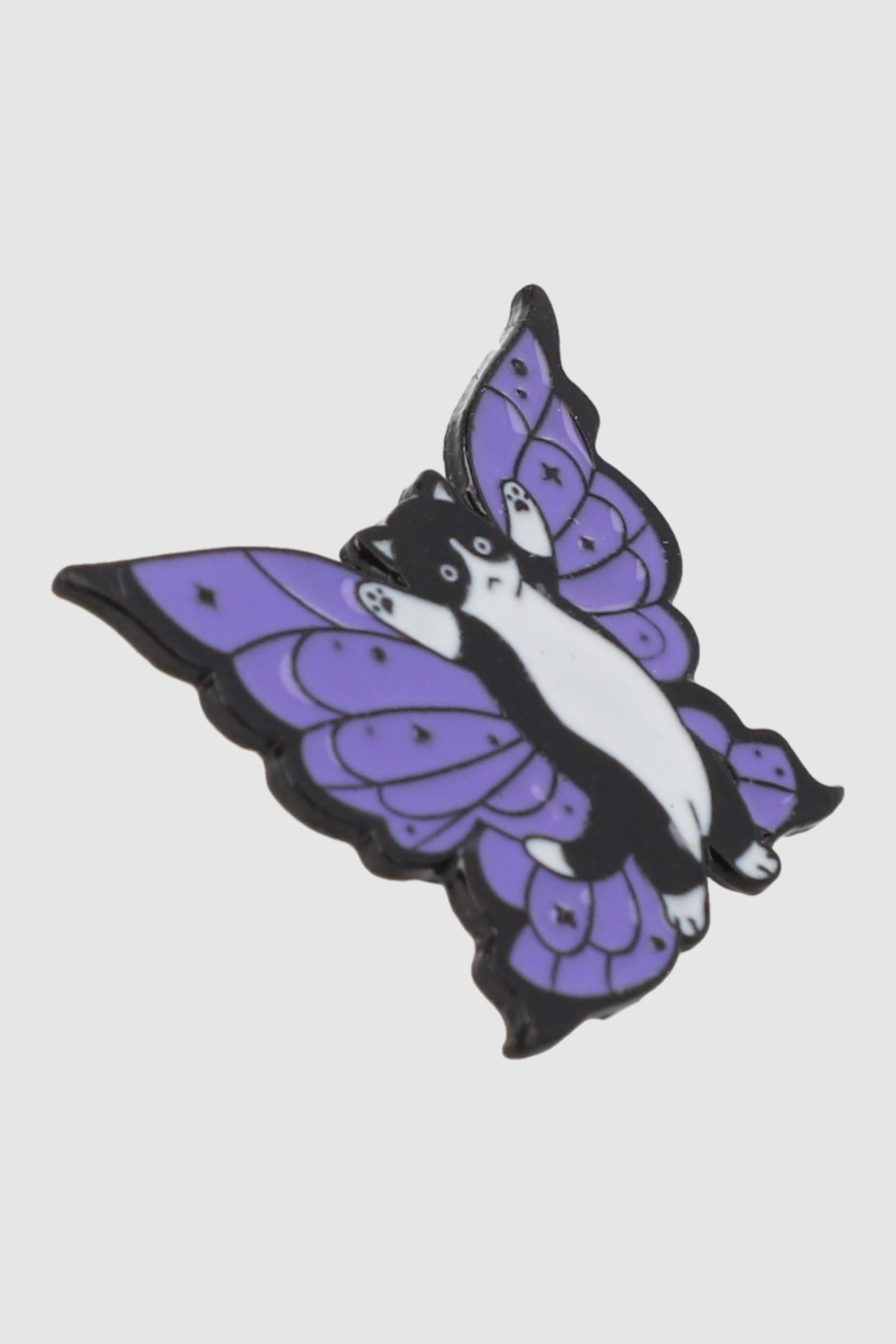Pin gato mariposa susto MORADO