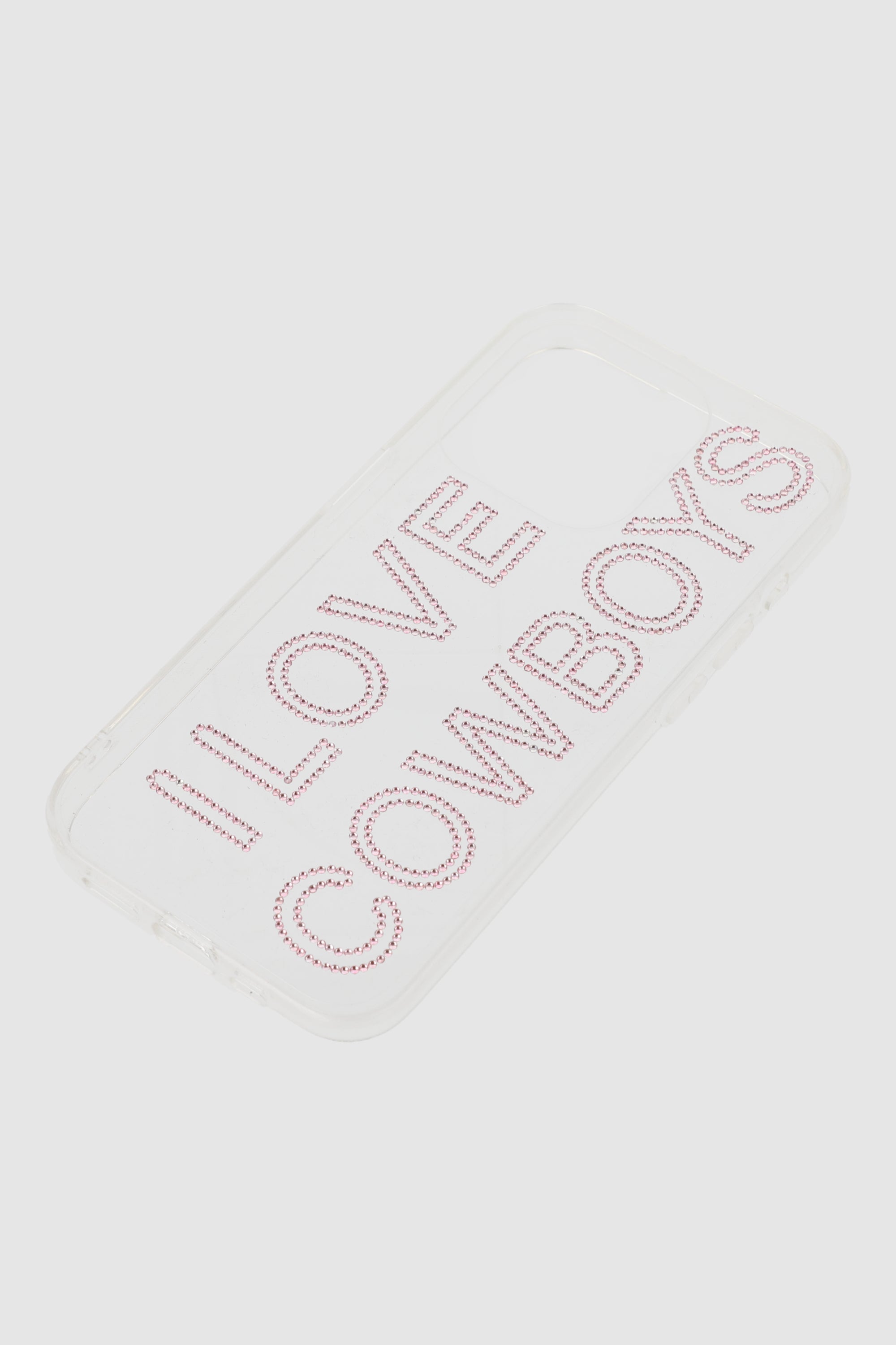 Funda cel i15 pro love cowboys TRANSPARENTE