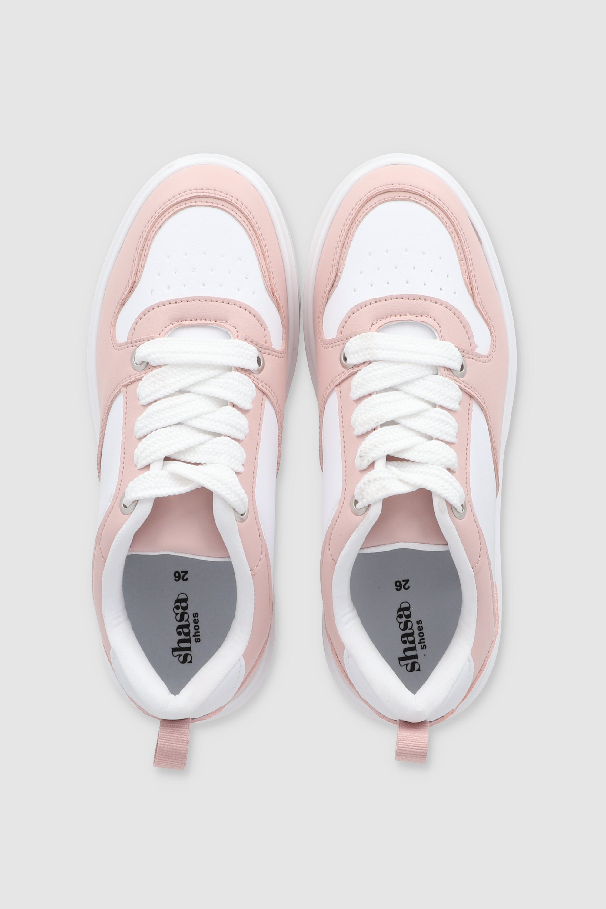 TENIS CONTRASTE SENCILLO BLUSH