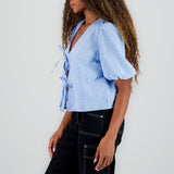 Blusa monos gingham