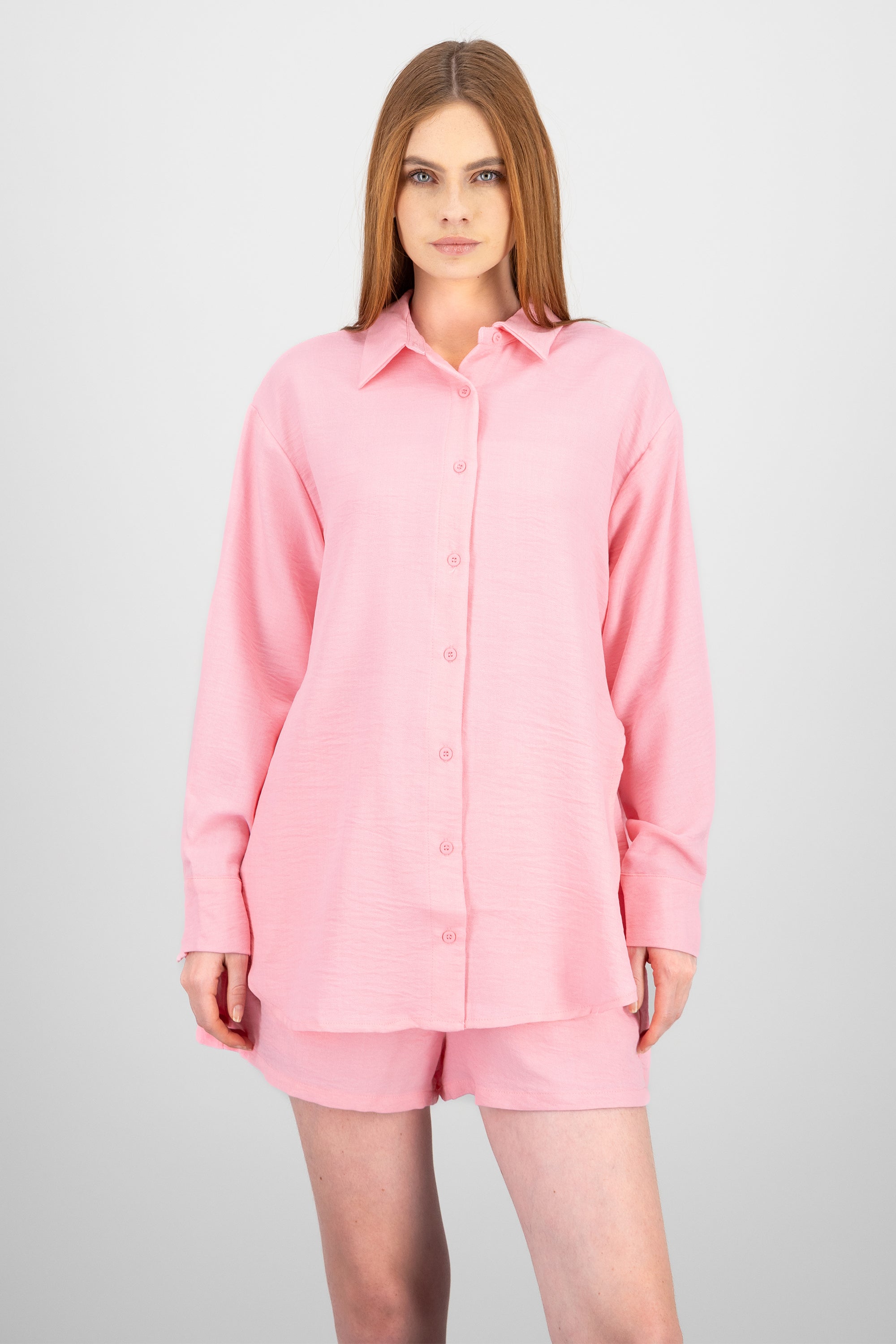 Camisa lisa PALO DE ROSA