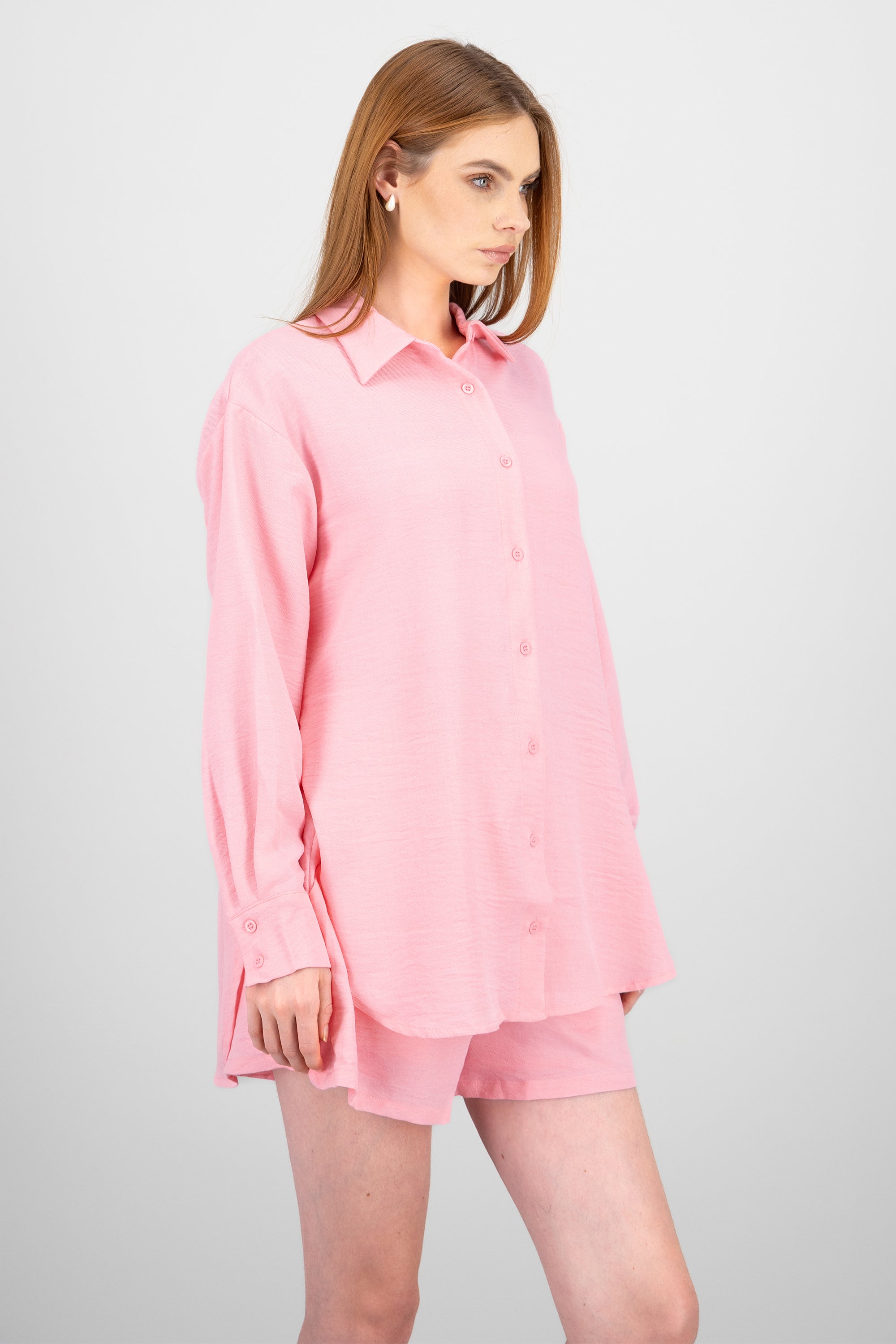 Camisa lisa PALO DE ROSA