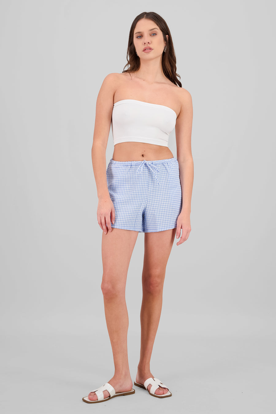 Mini shorts gingham