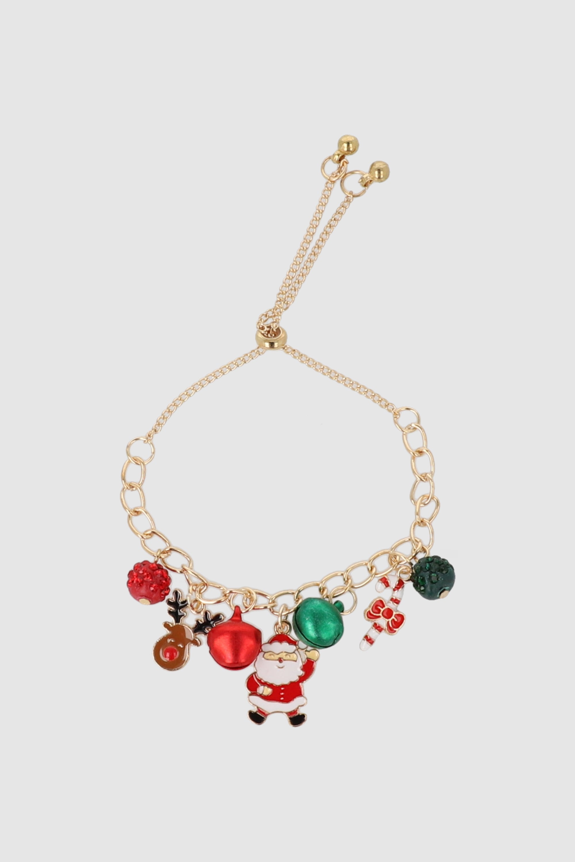 Pulsera charms navideños ORO