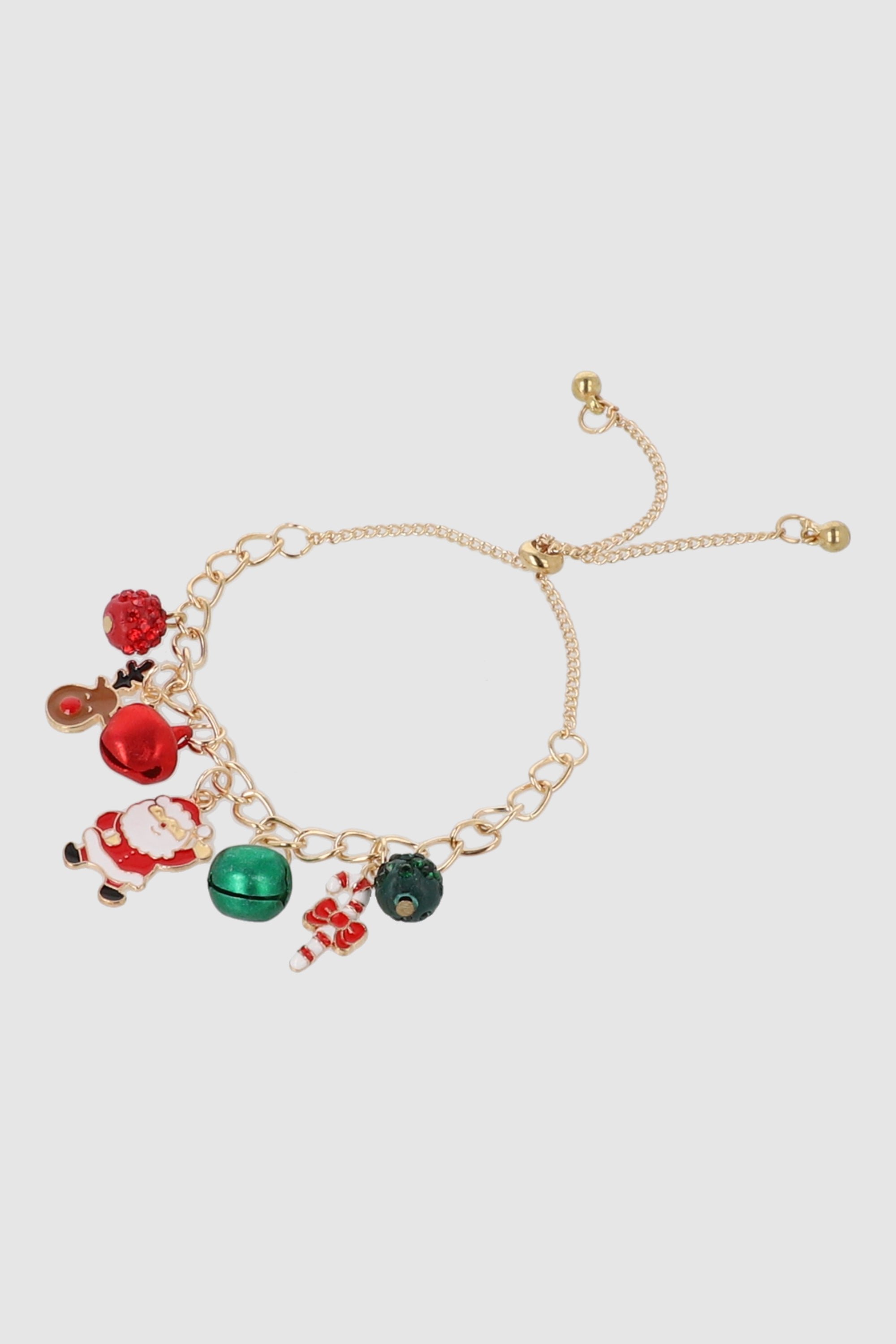 Pulsera charms navideños ORO