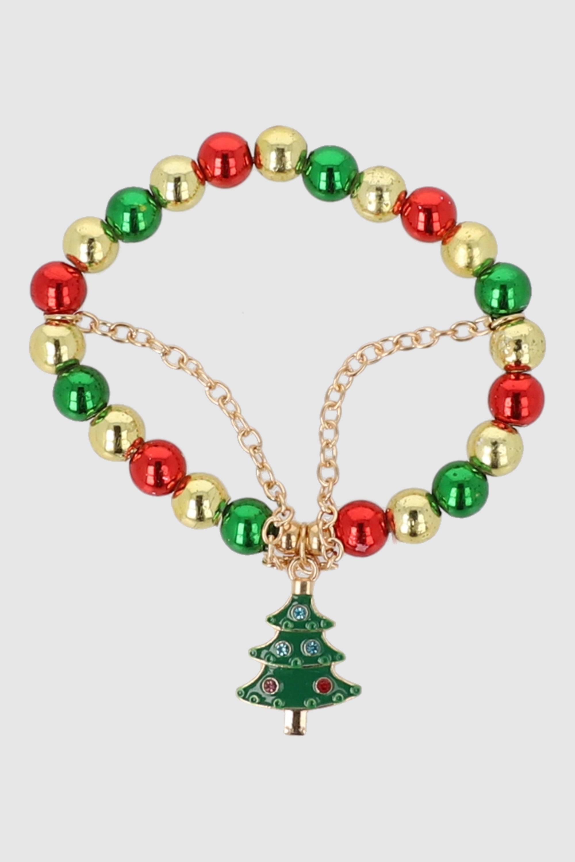 Pulsera 2 lineas navidad ORO