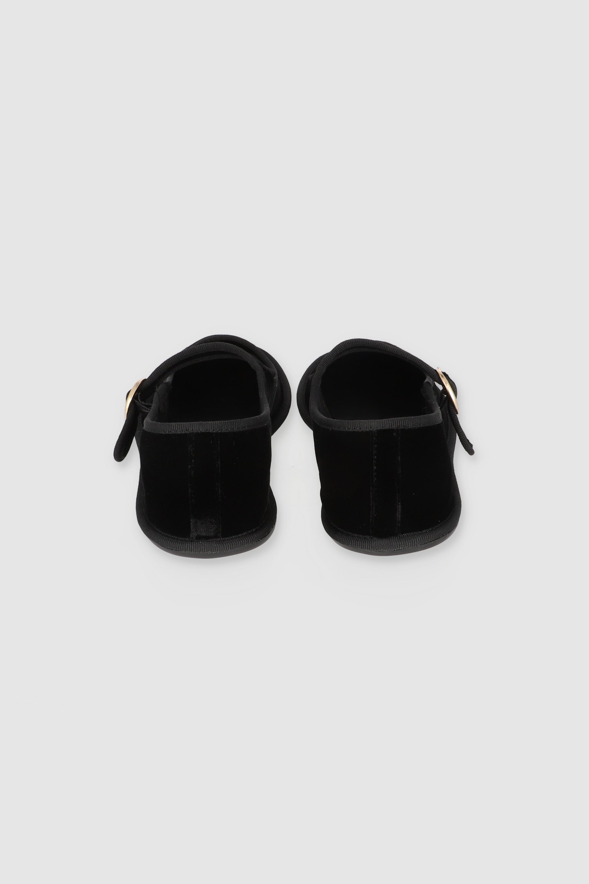 FLATS TERCIOPELO MARY JANE NEGRO