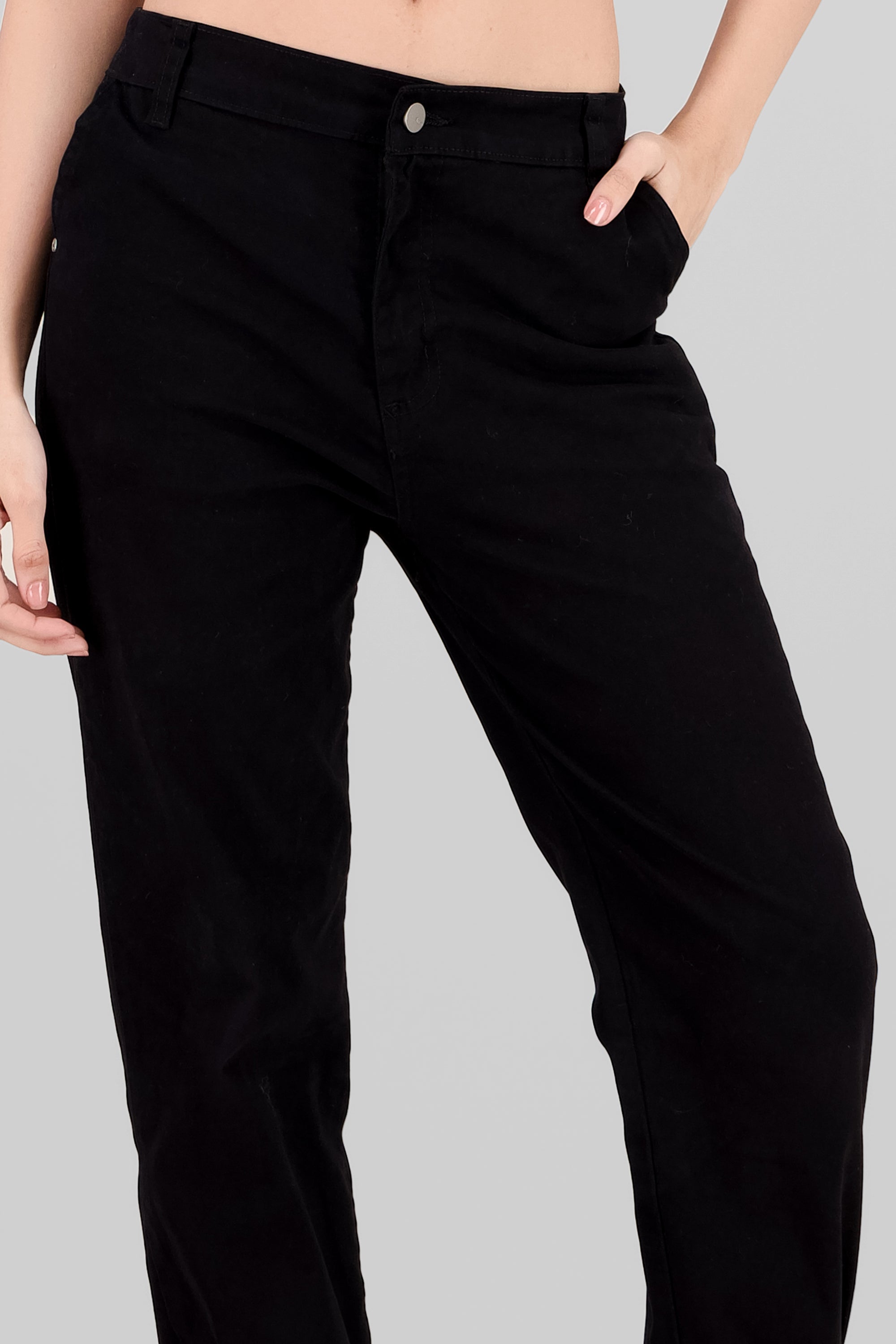 Jeans jogger básico NEGRO