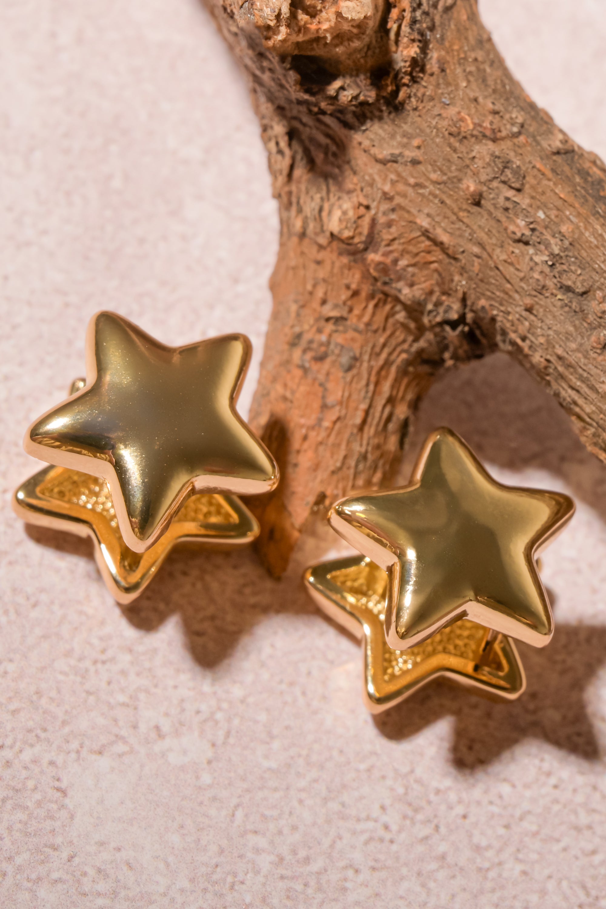 Aretes estrellas ORO