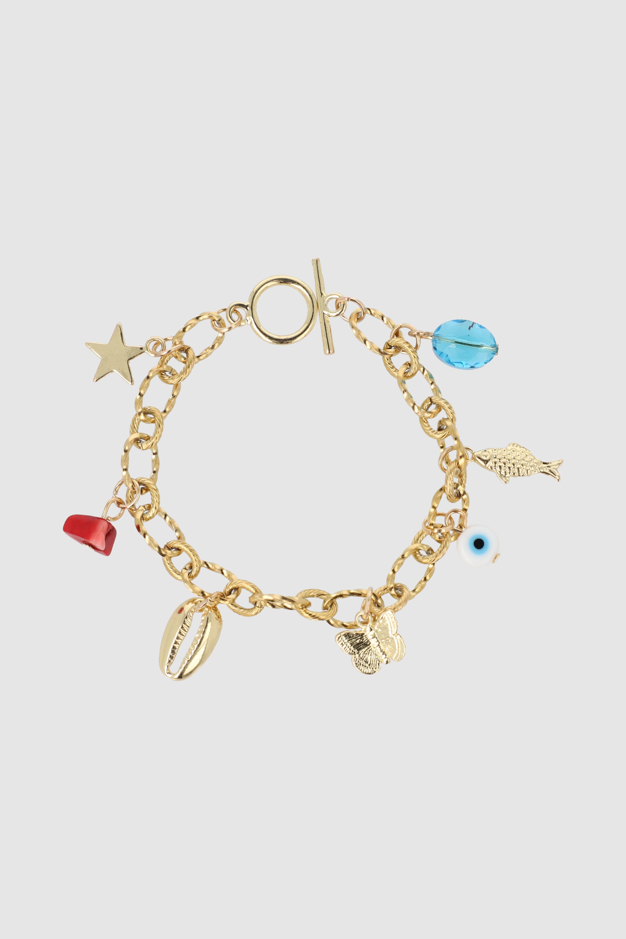 Pulsera multi charms ORO