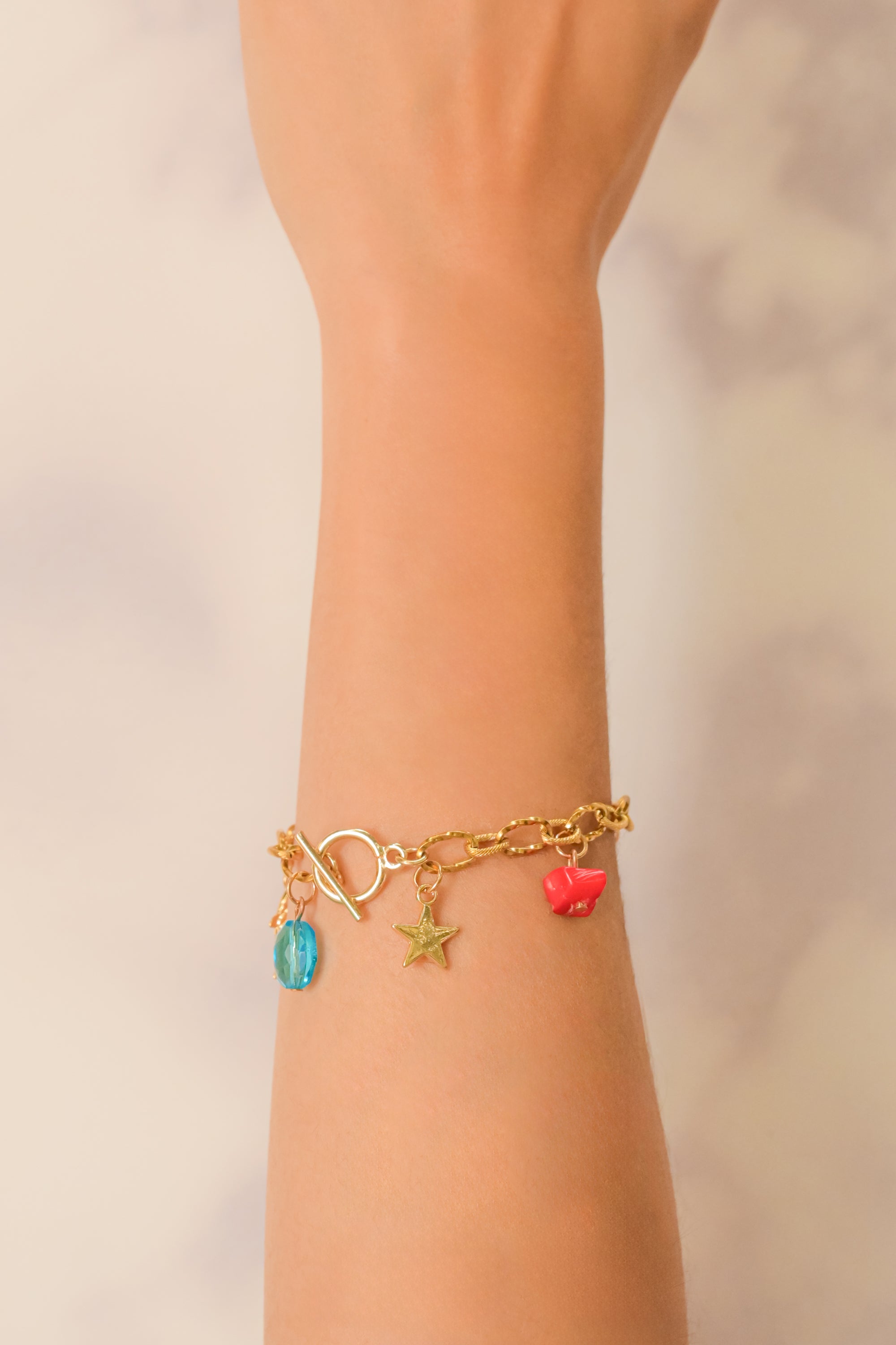 Pulsera multi charms ORO