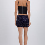 Falda mini lentejuelas