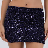 Falda mini lentejuelas