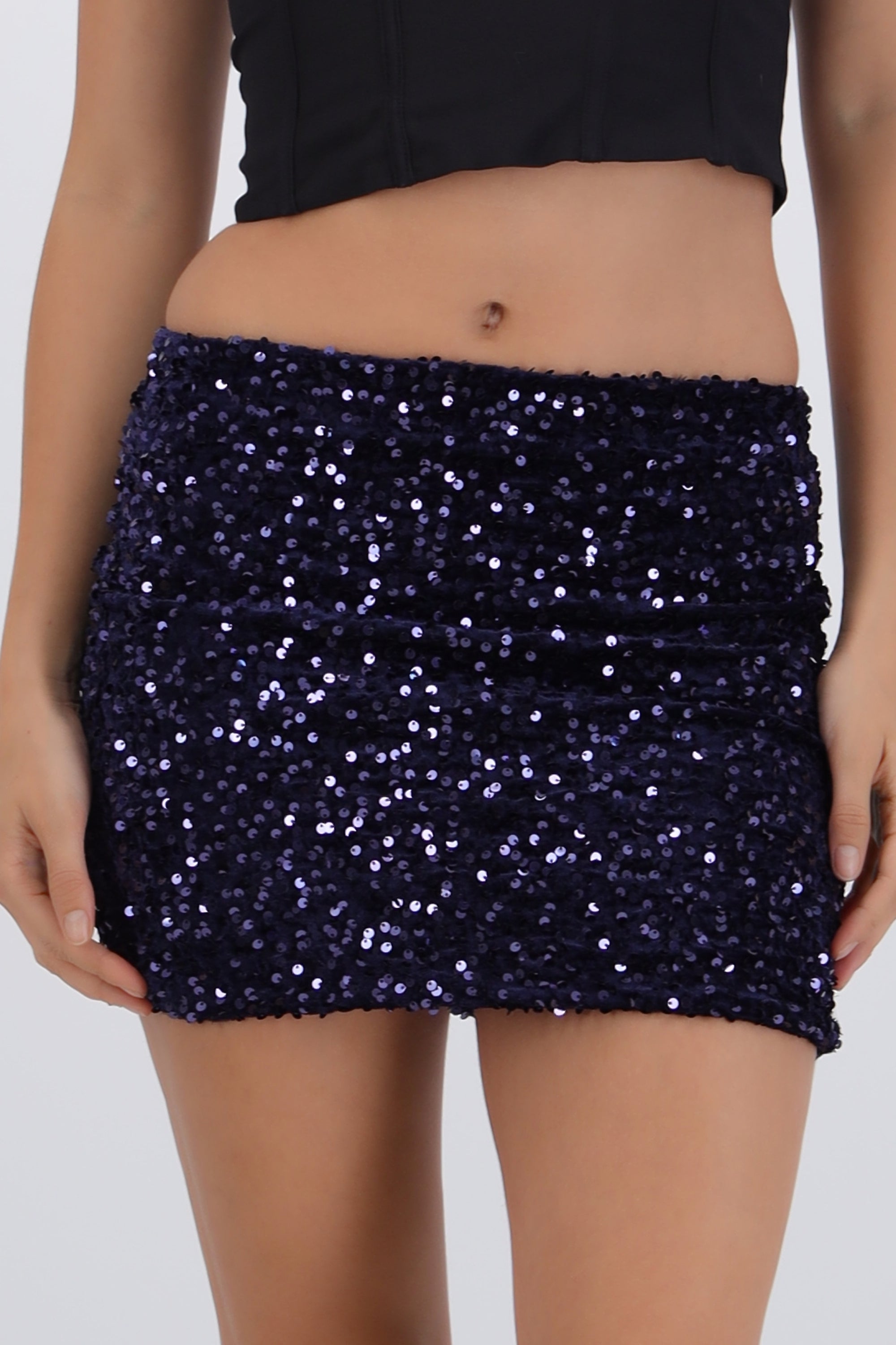 Falda mini lentejuelas
