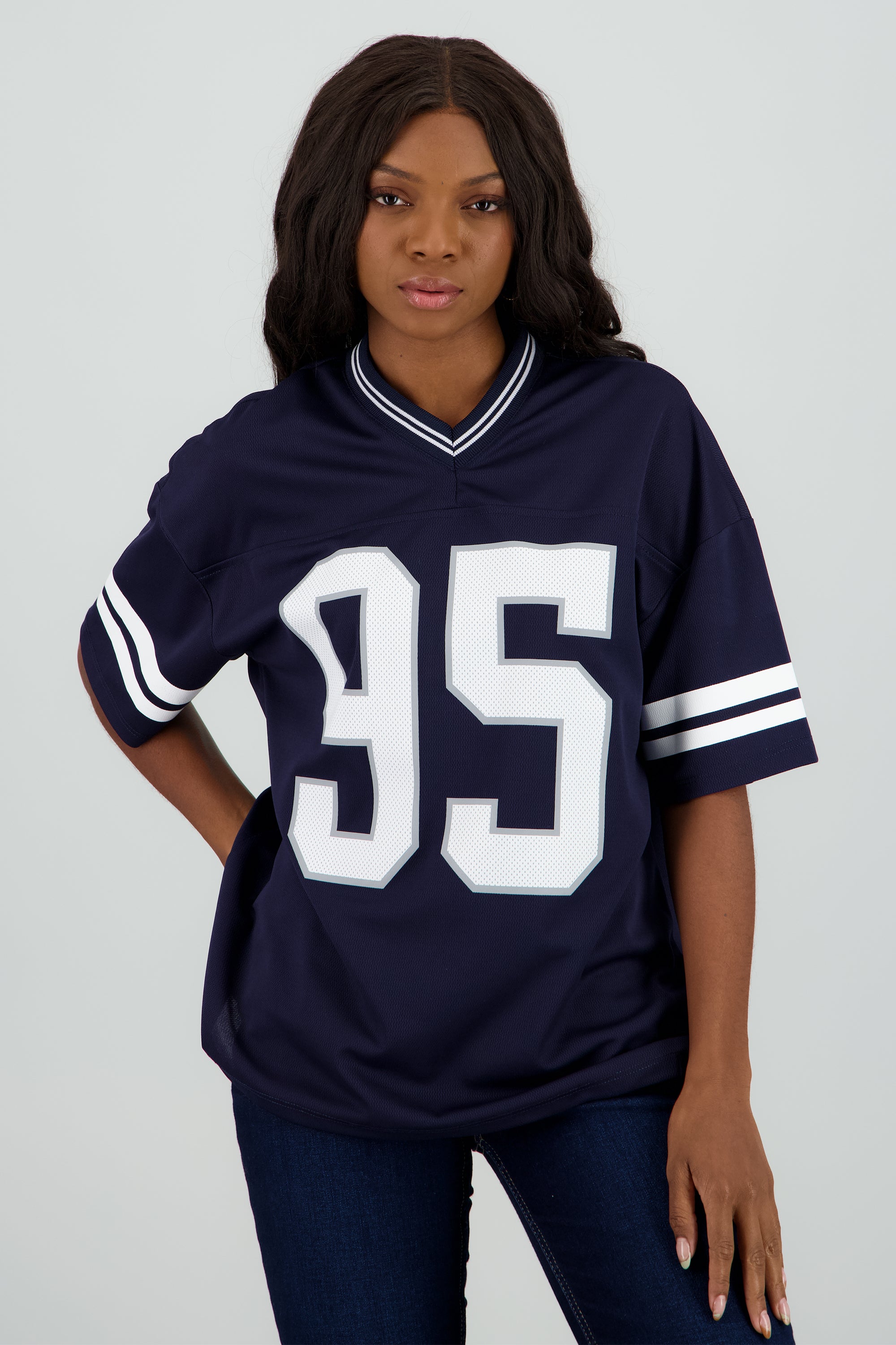 Playera deportiva estampado numeros MARINO