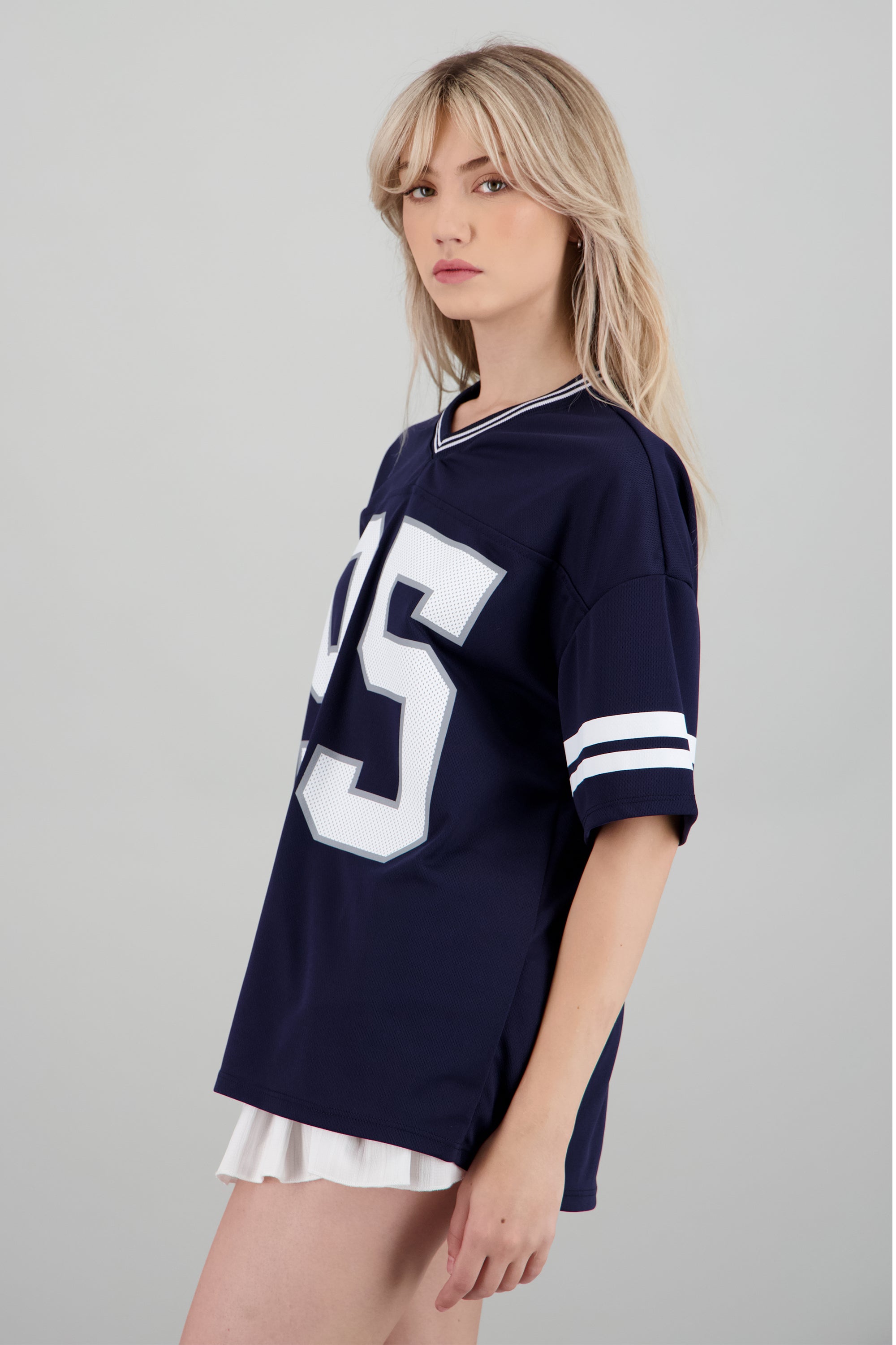 Playera deportiva estampado numeros MARINO