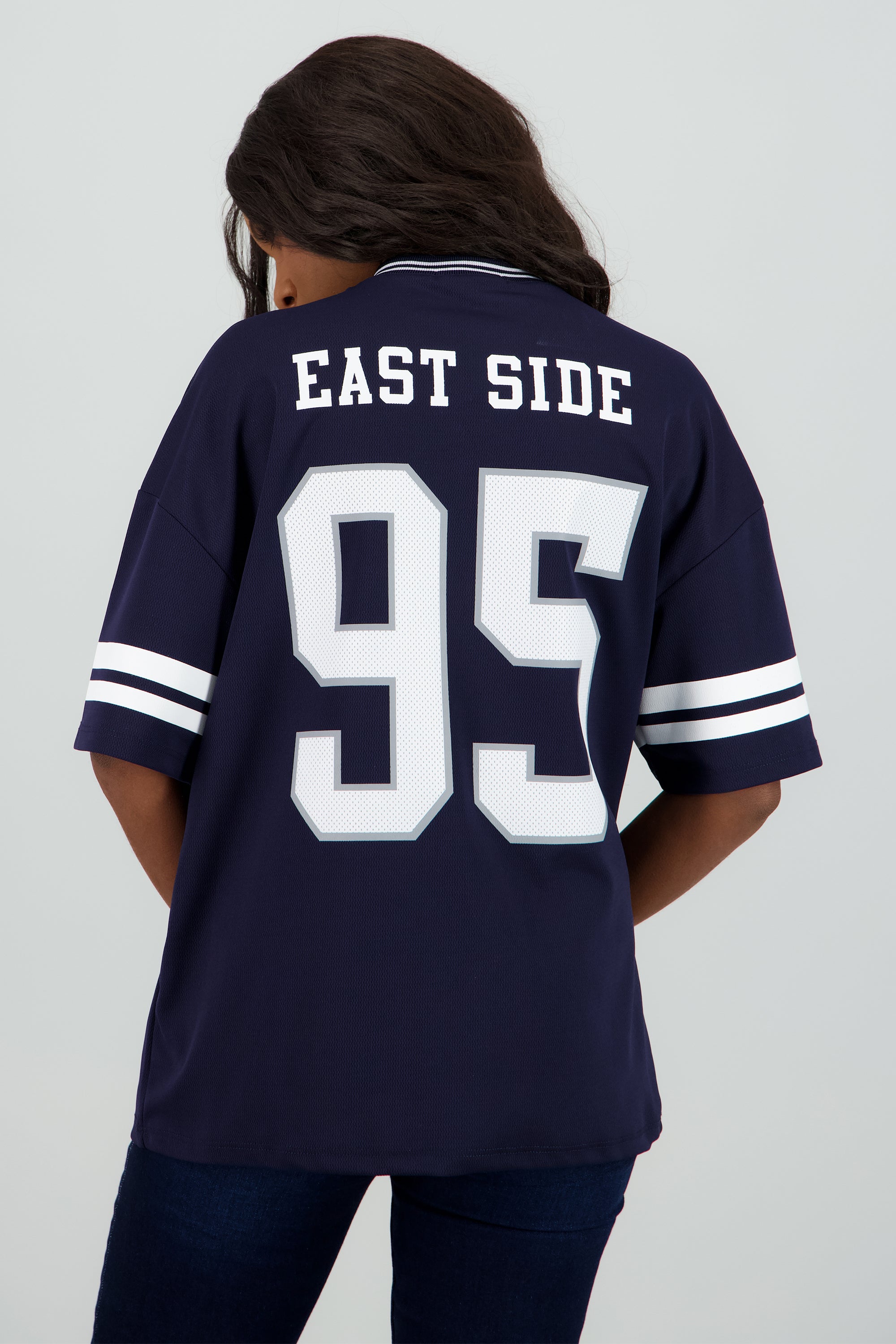 Playera deportiva estampado numeros MARINO