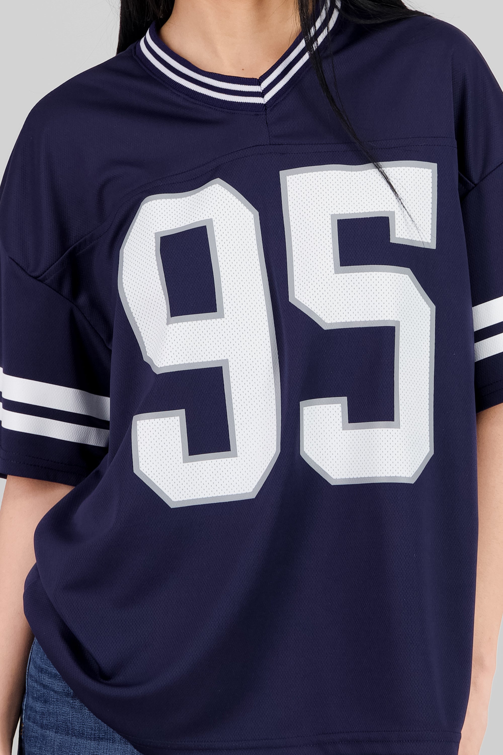 Playera deportiva estampado numeros MARINO