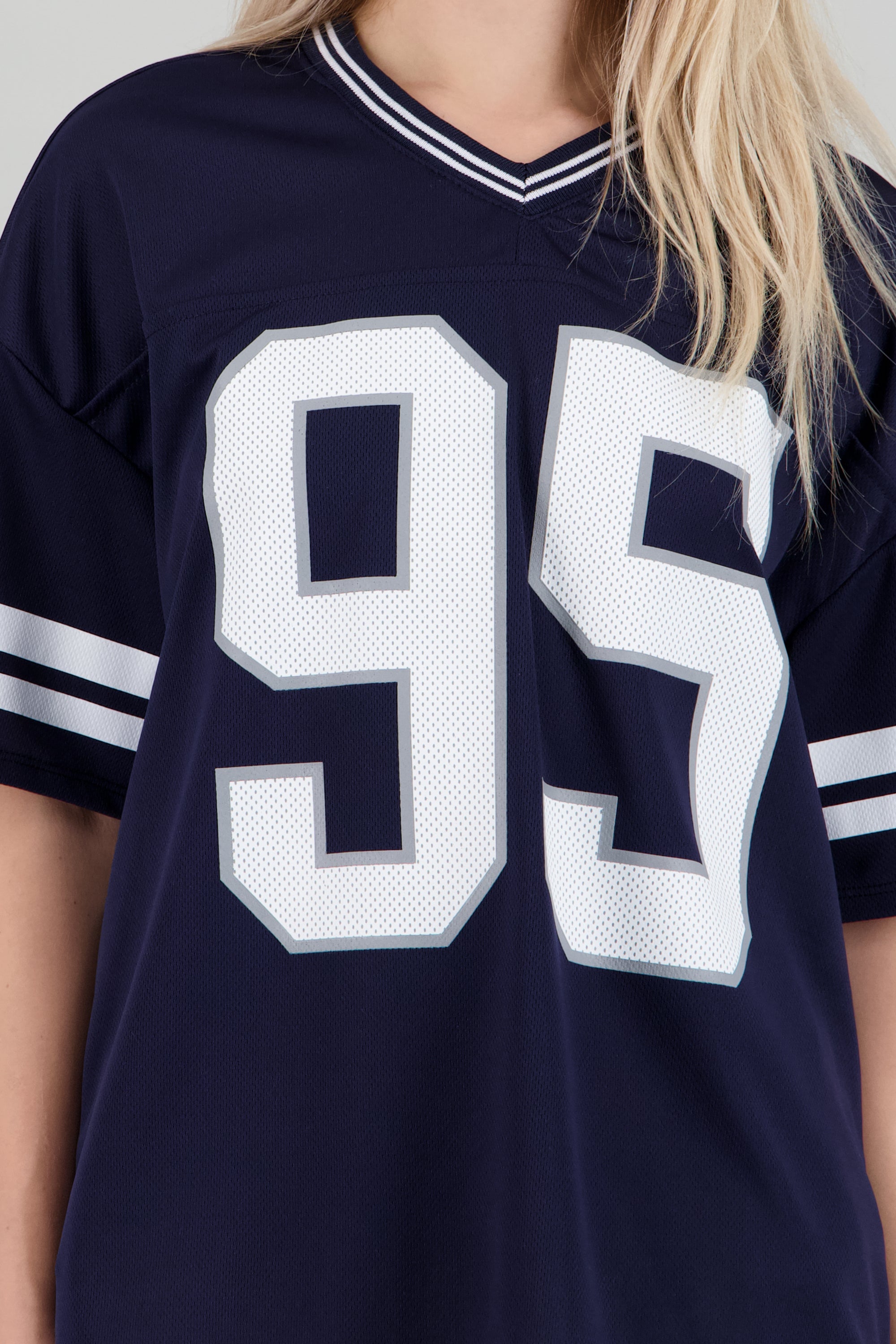 Playera deportiva estampado numeros MARINO