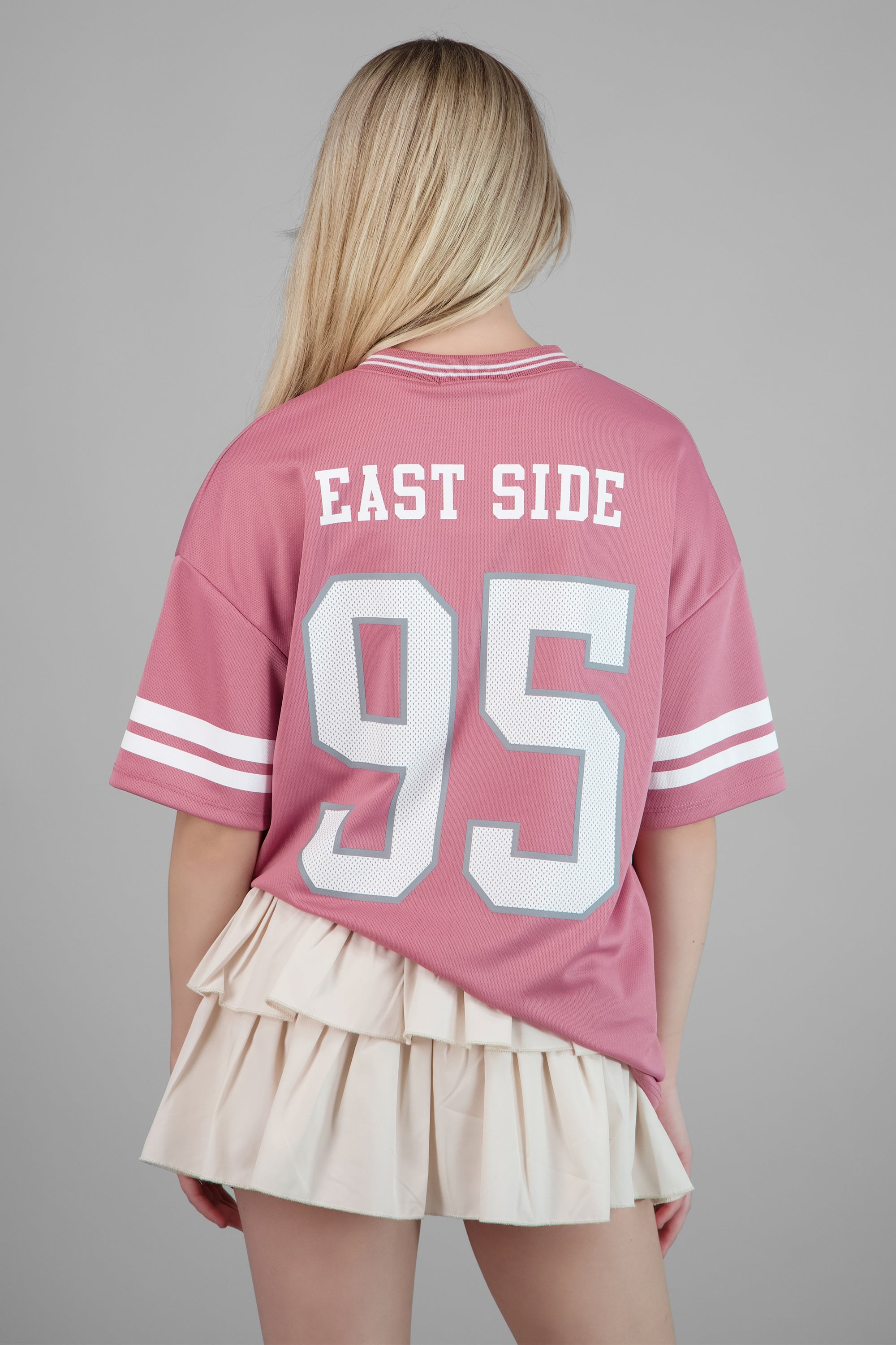 Playera deportiva estampado numeros MARSALA