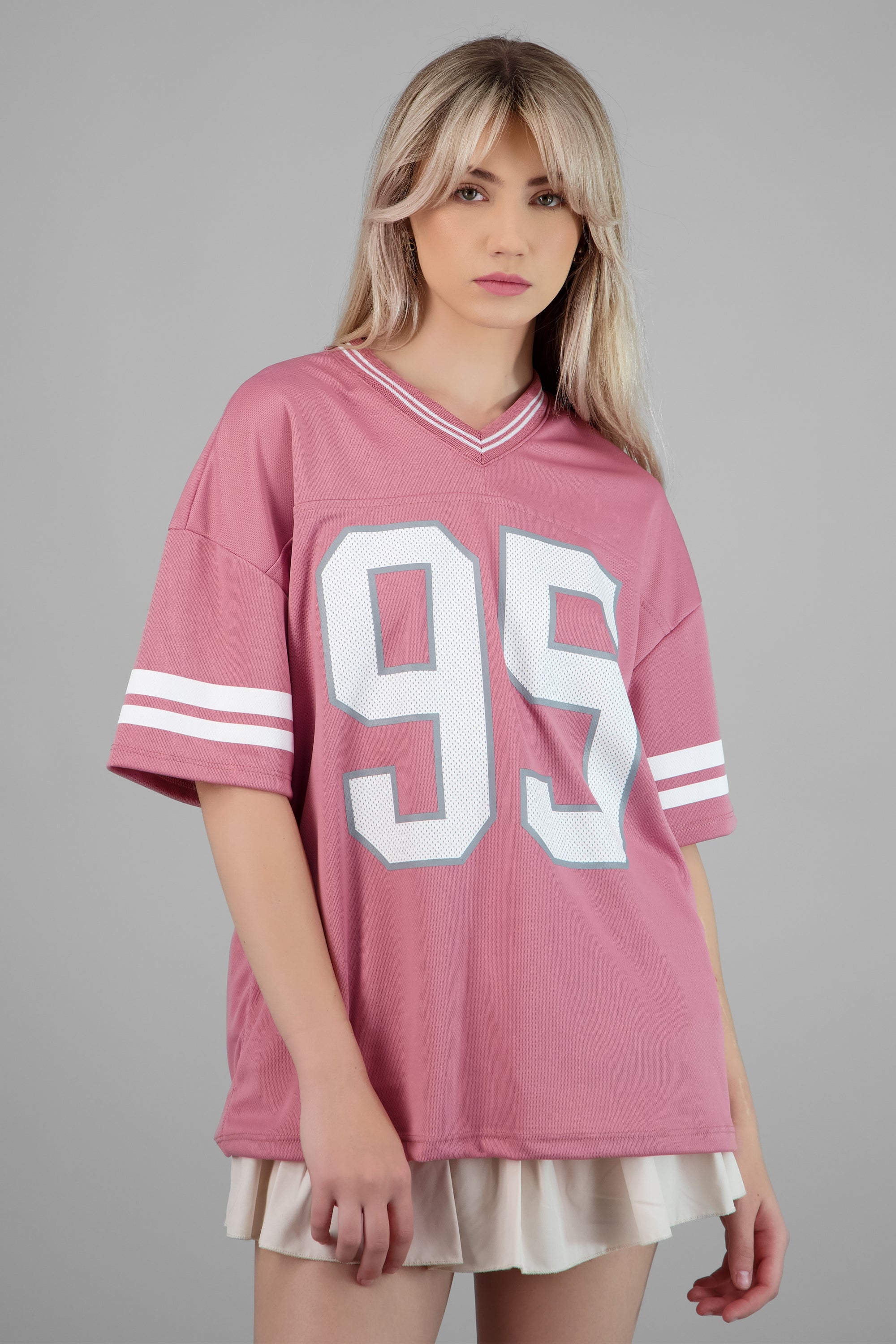 Playera deportiva estampado numeros MARSALA