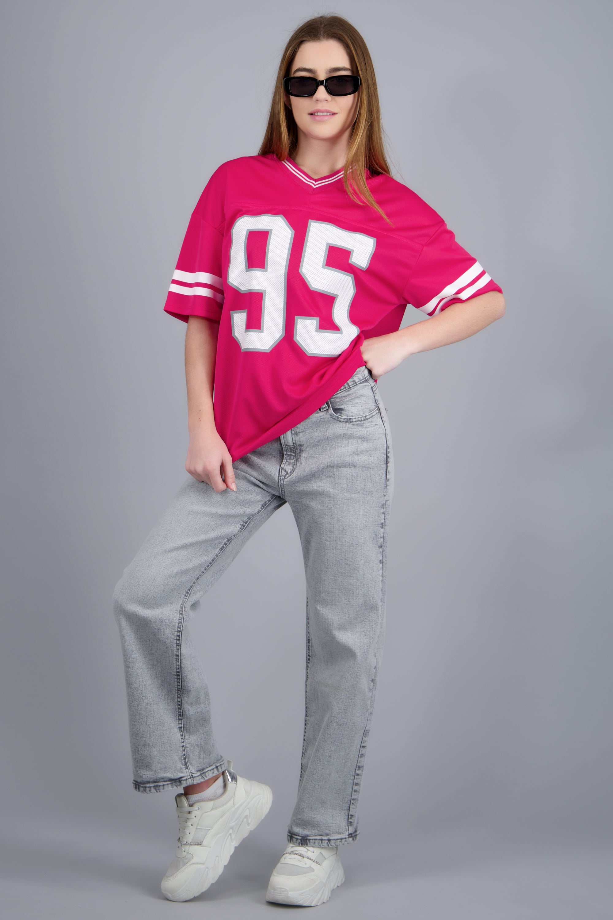 Playera deportiva estampado numeros FIUSHA