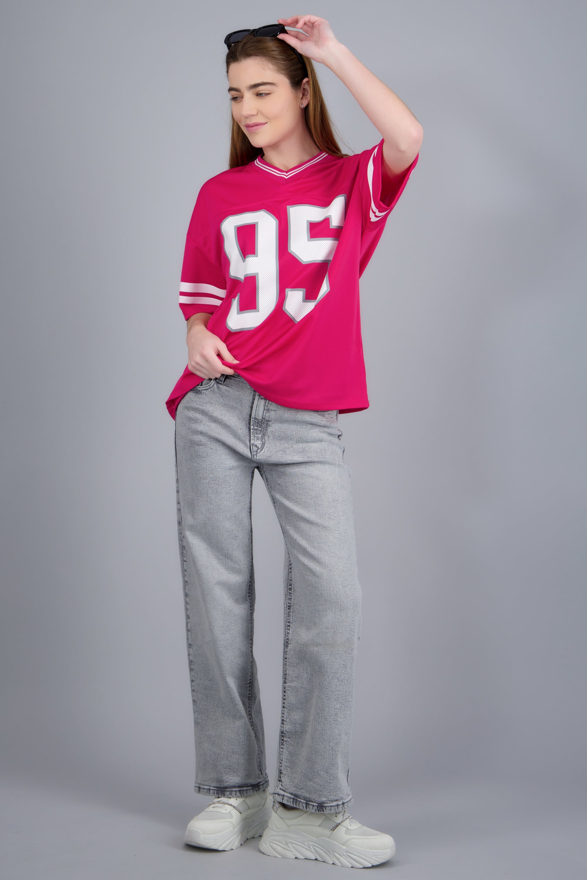 Playera deportiva estampado numeros FIUSHA