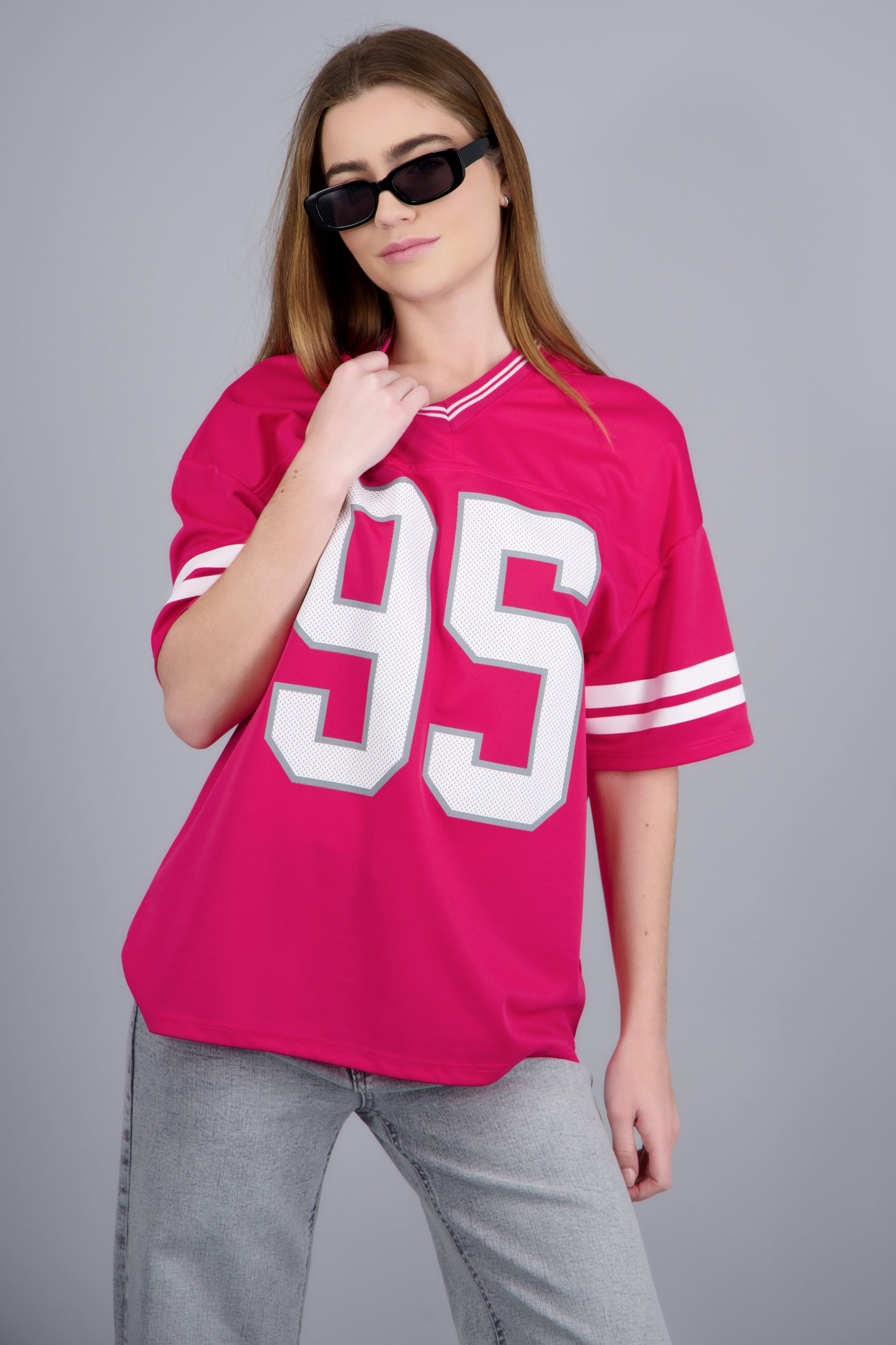 Playera deportiva estampado numeros FIUSHA