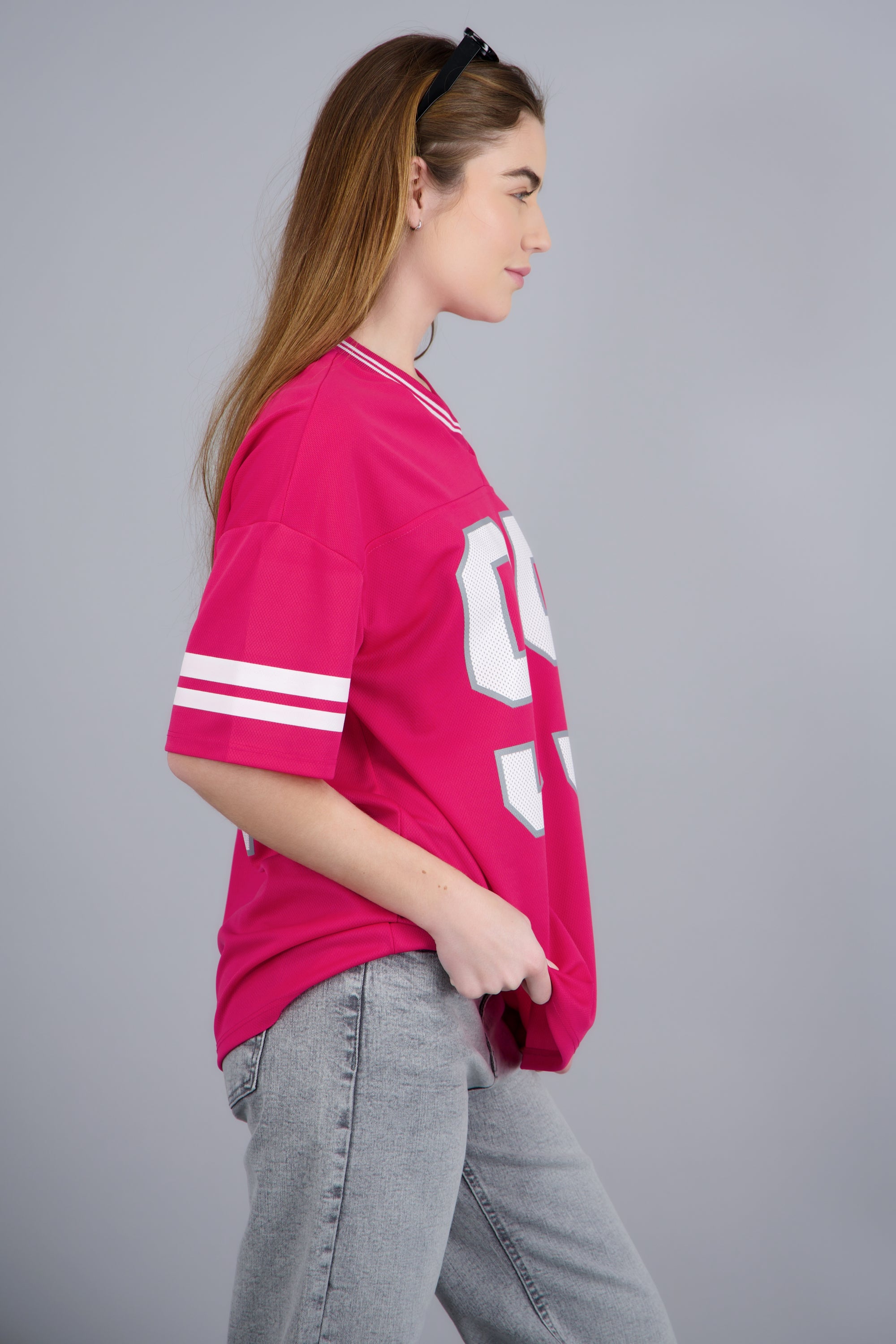 Playera deportiva estampado numeros FIUSHA