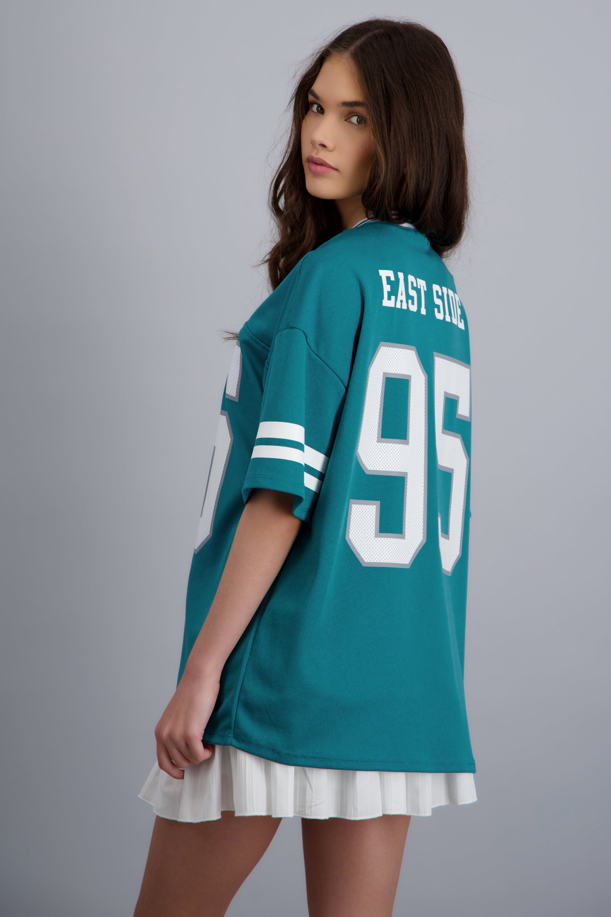 Playera deportiva estampado numeros JADE