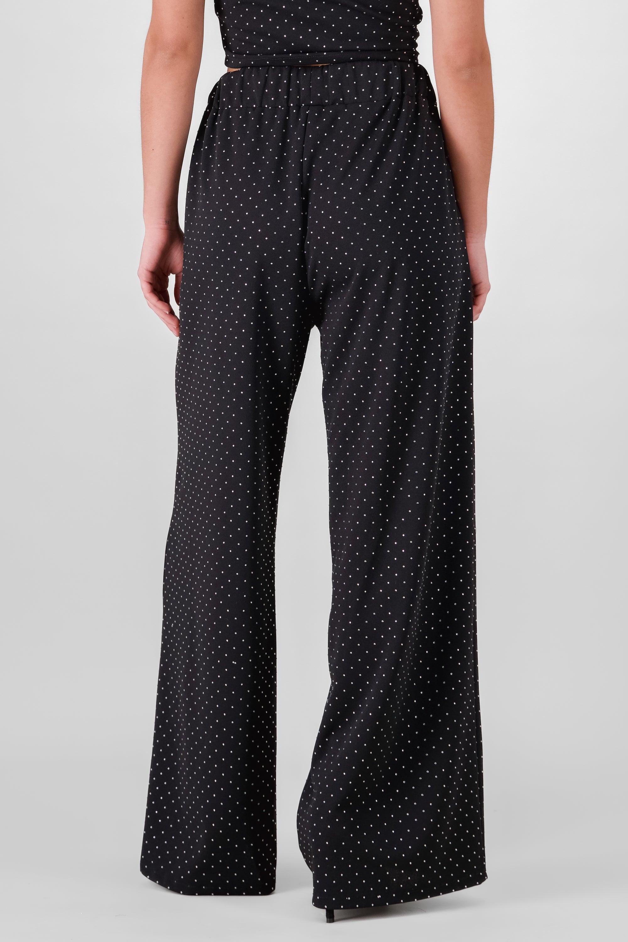 PANTALON BRILLOS NEGRO COMBO