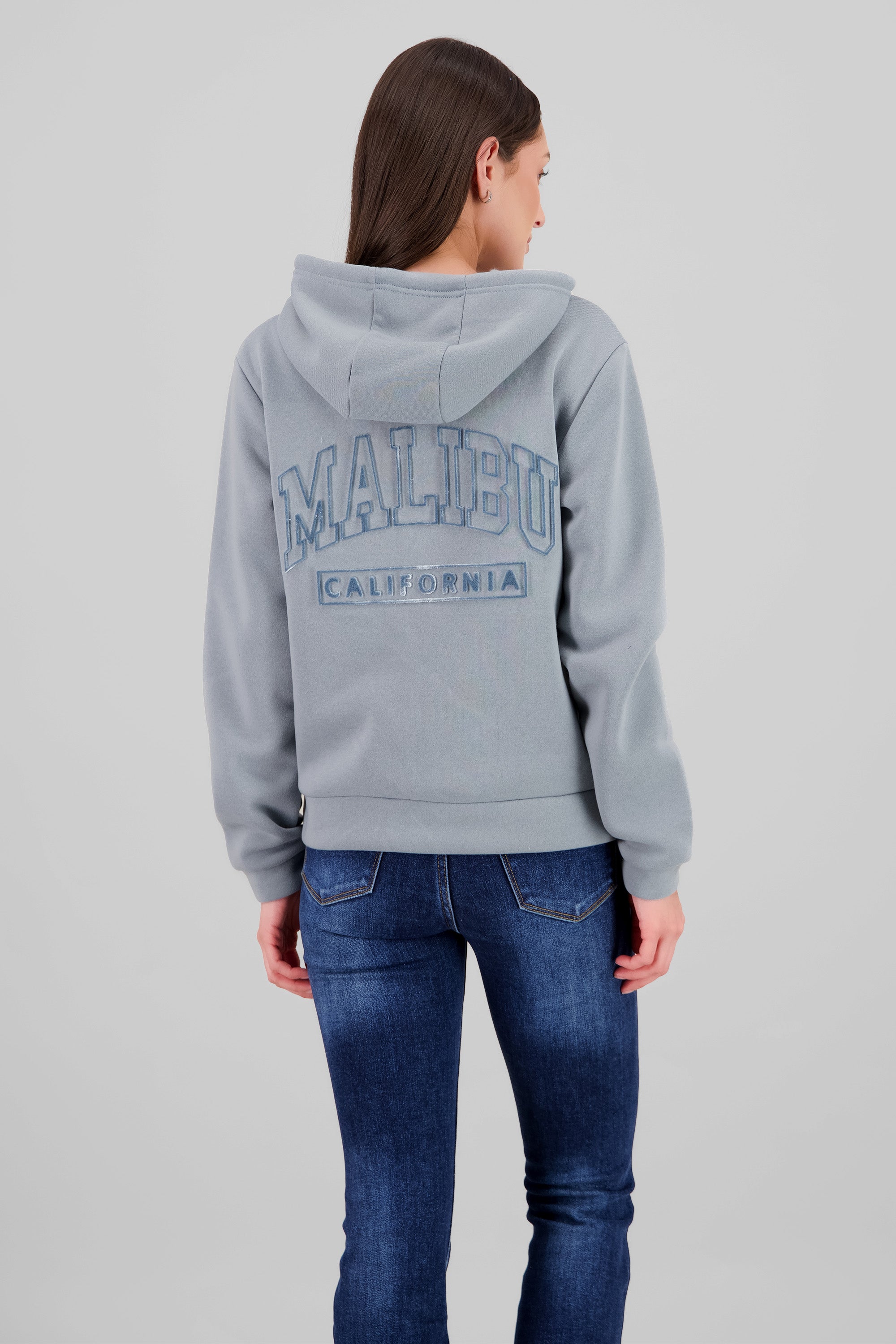 Sudadera oversize malibu california AZUL COMBO