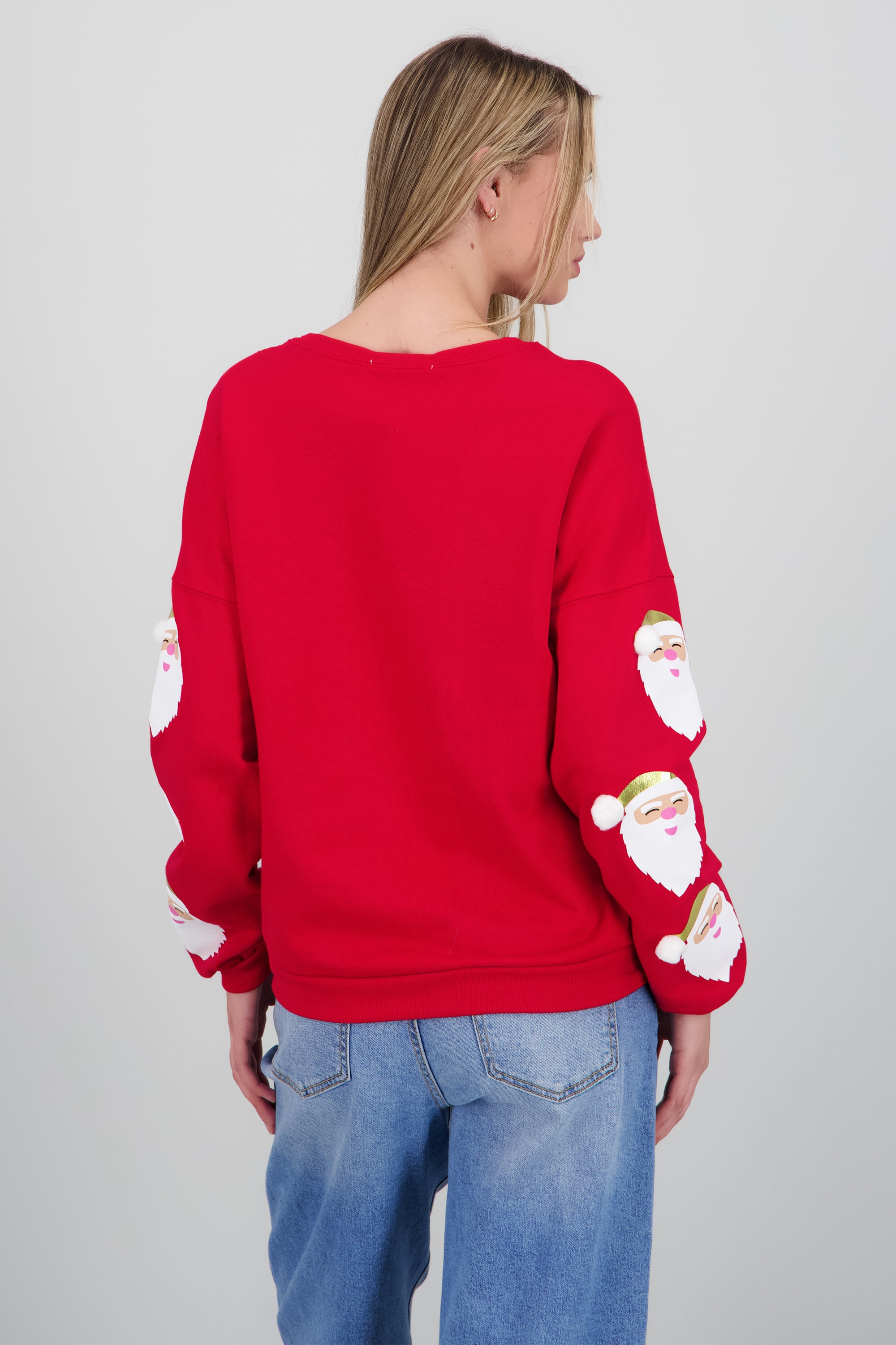 Sudadera santas foil ROJO