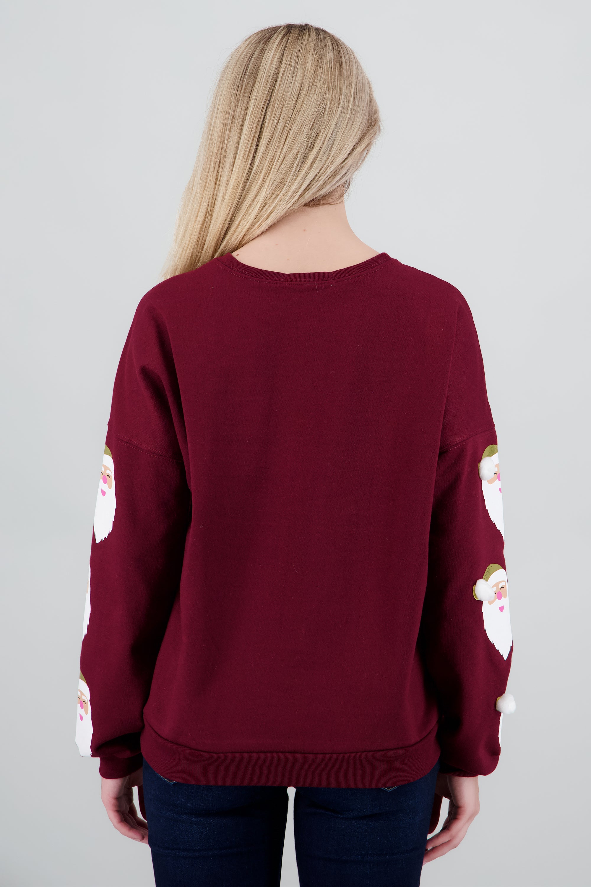 Sudadera santas foil VINO