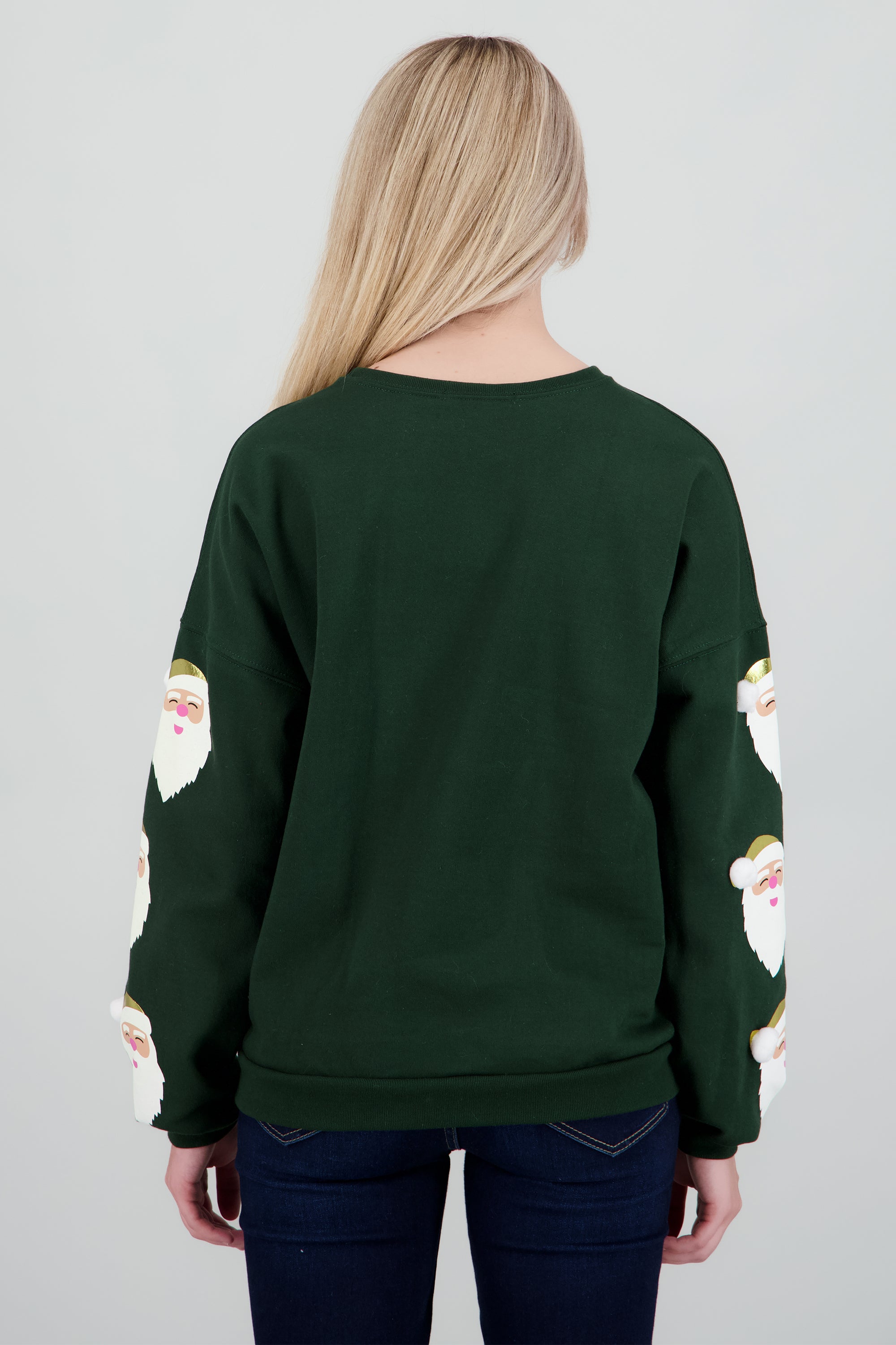 Sudadera santas foil VERDE CAZADOR