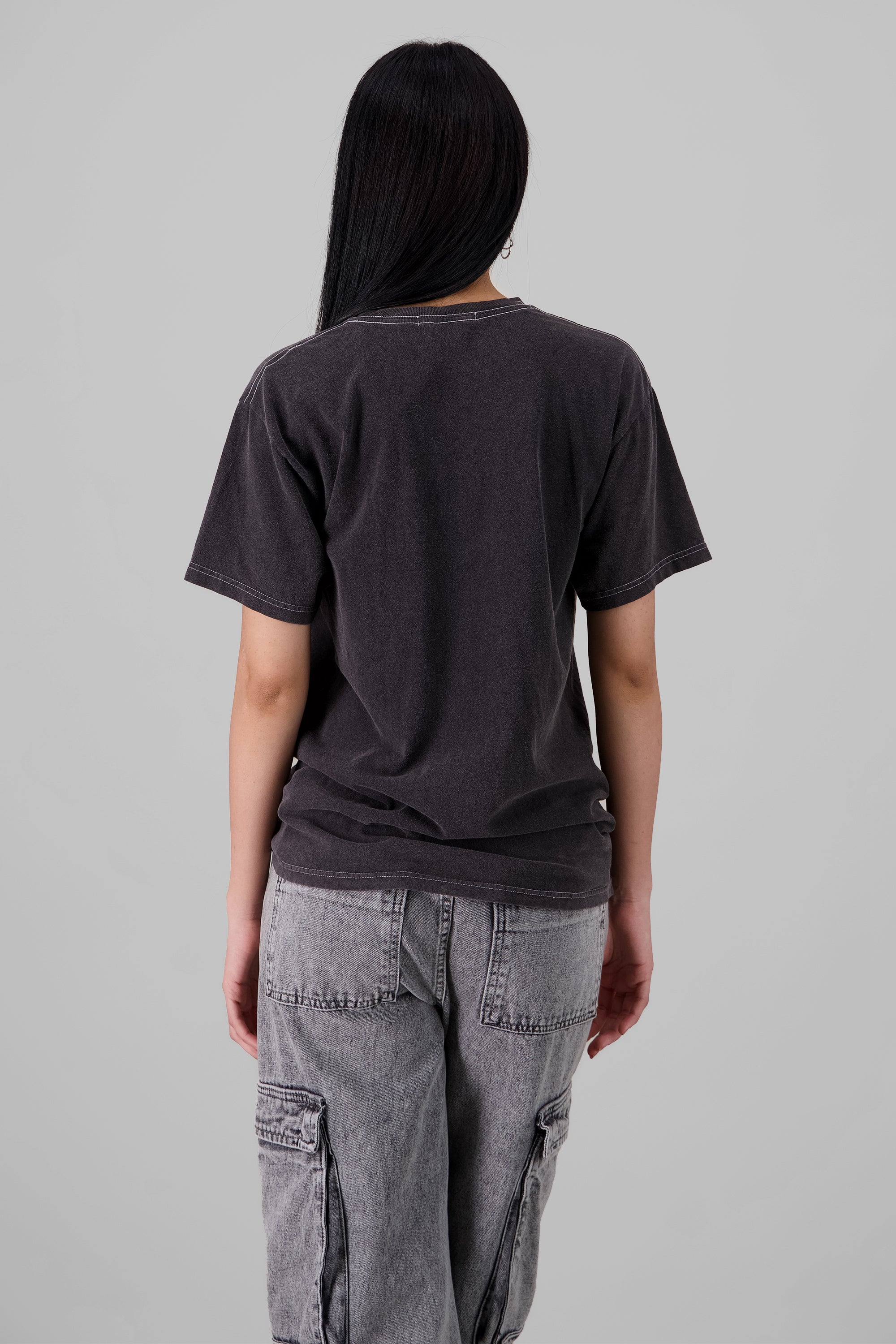 Playera oversized daytona NEGRO