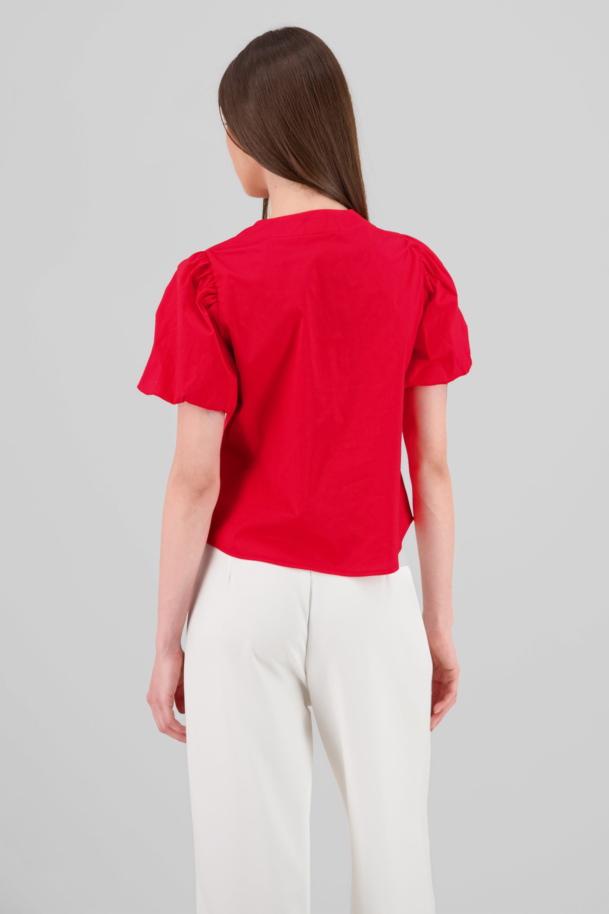 Blusa manga globo con lazos Hypsters ROJO