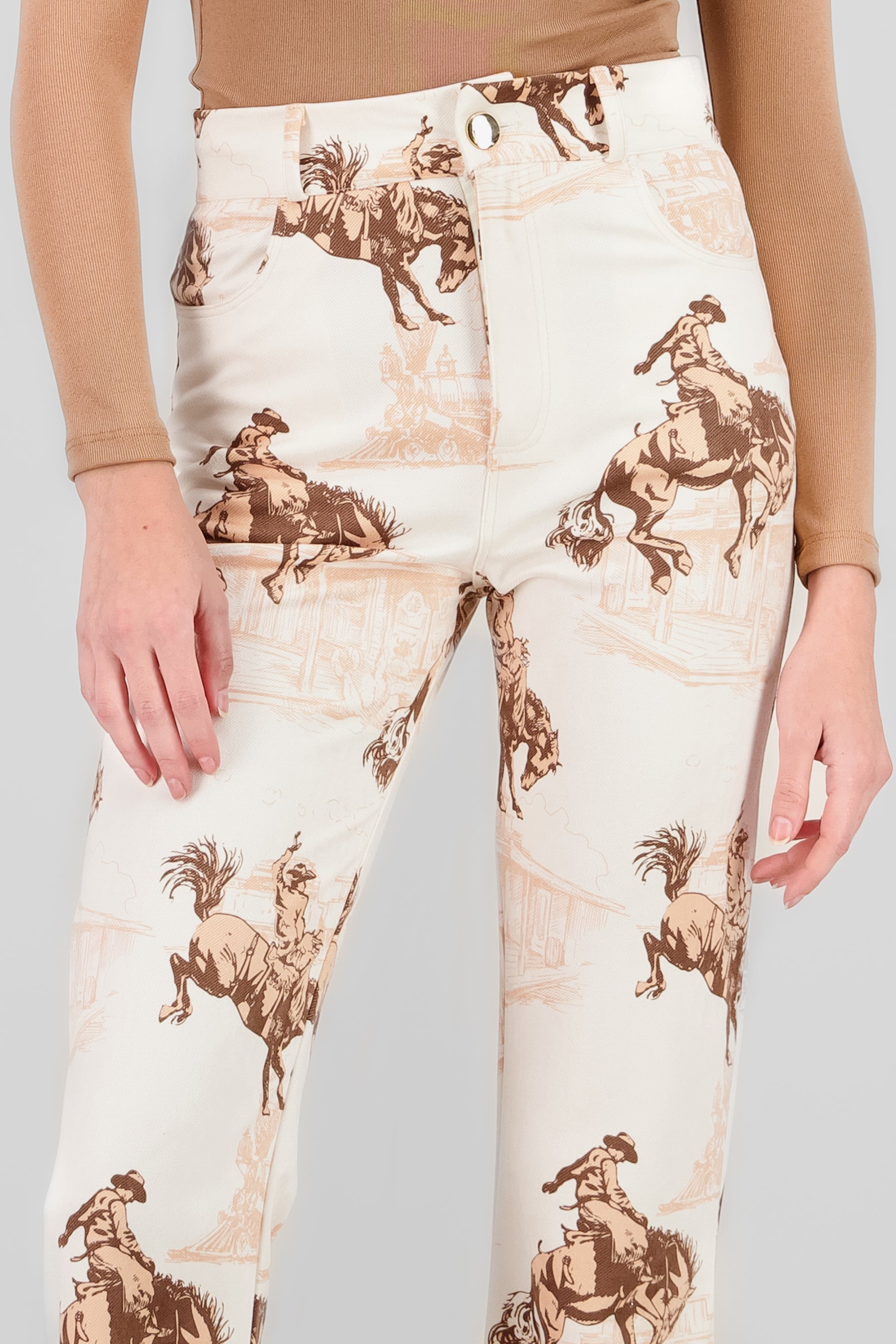 Pantalon gamuza estampado western Hypsters MULTICOLOR OTOÑAL