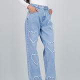 JEANS STRAIGHT CORAZONES