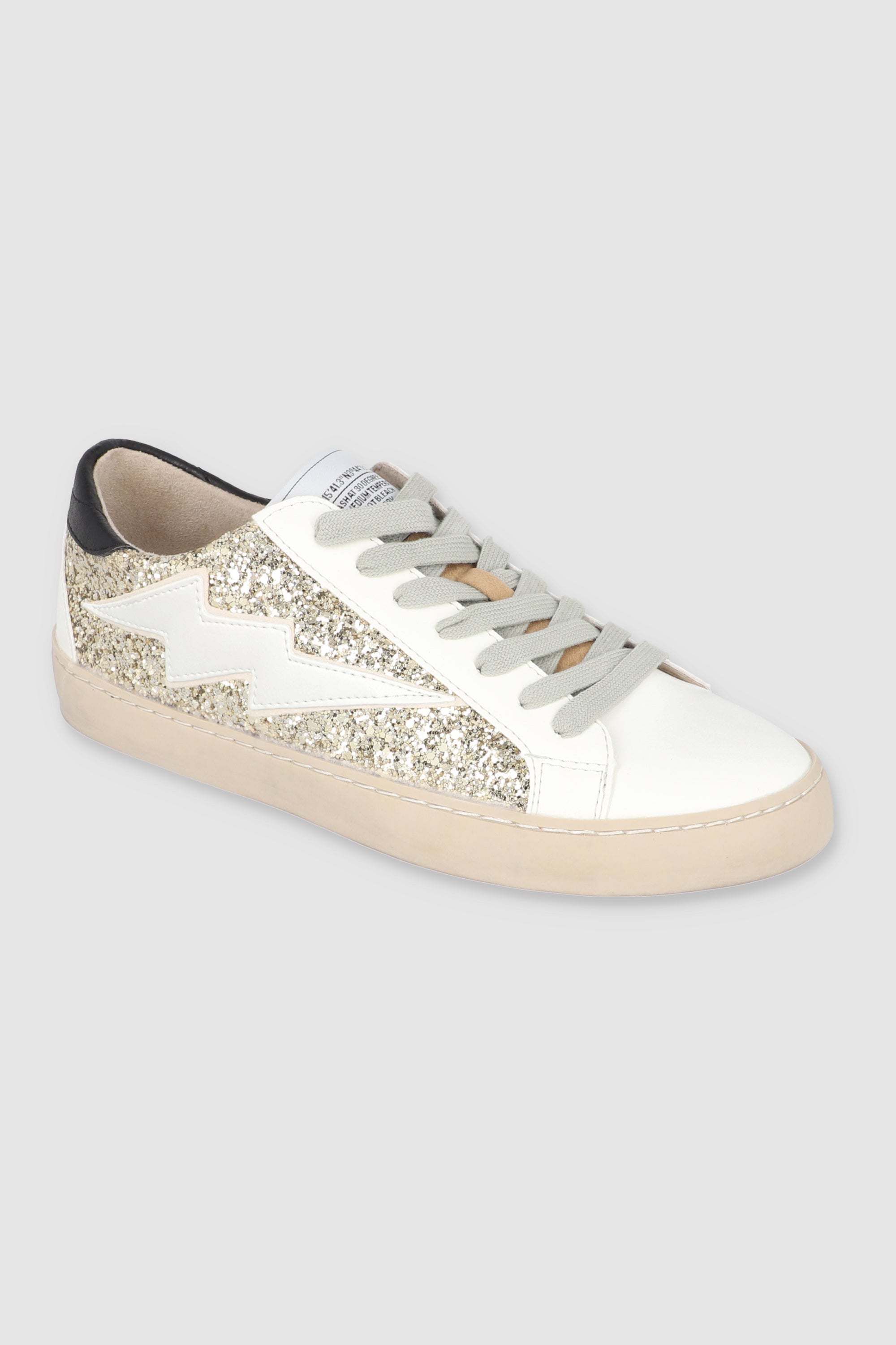 Tenis glitter rayo ORO