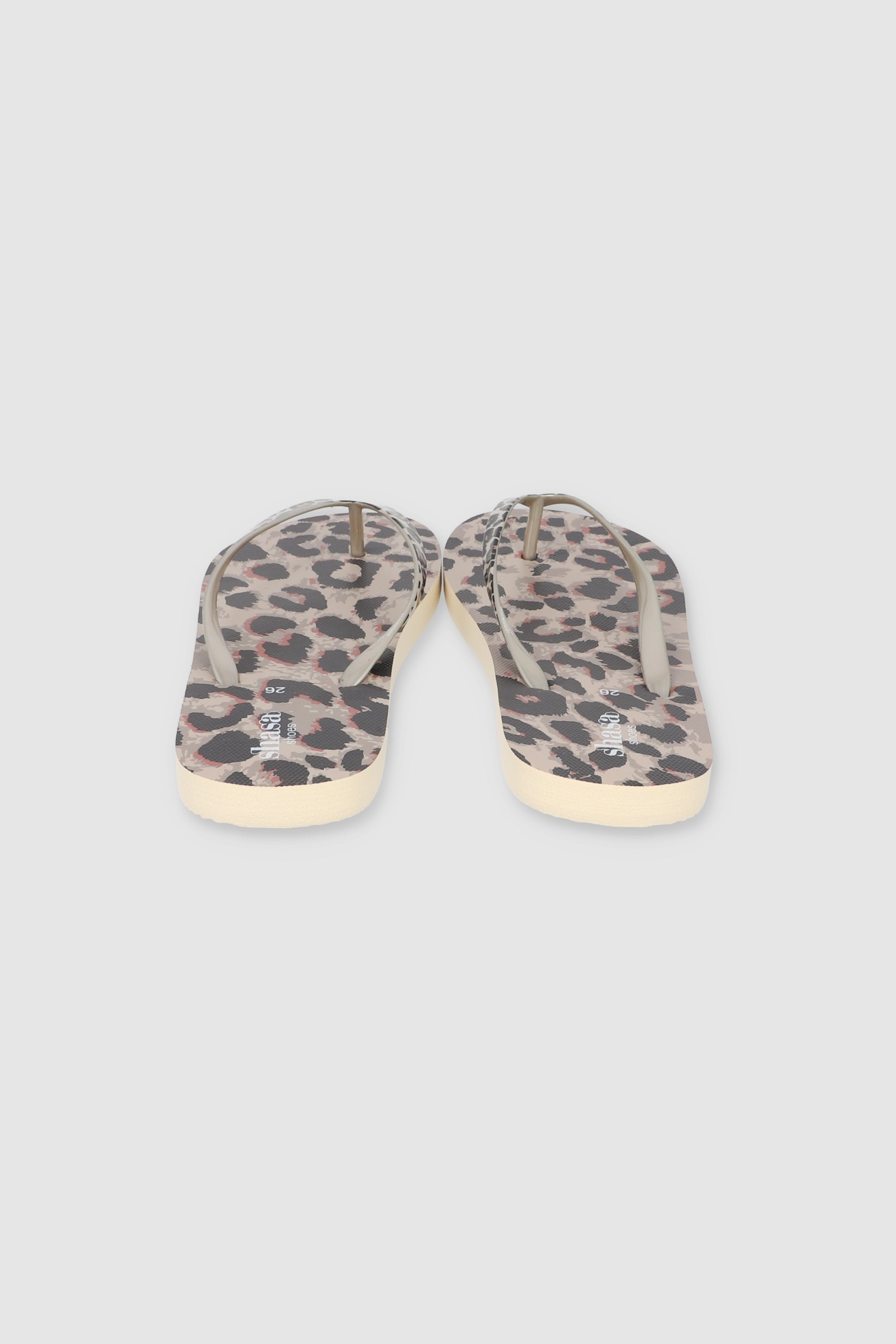 Flip Flops Animal Print Chinela CAFE