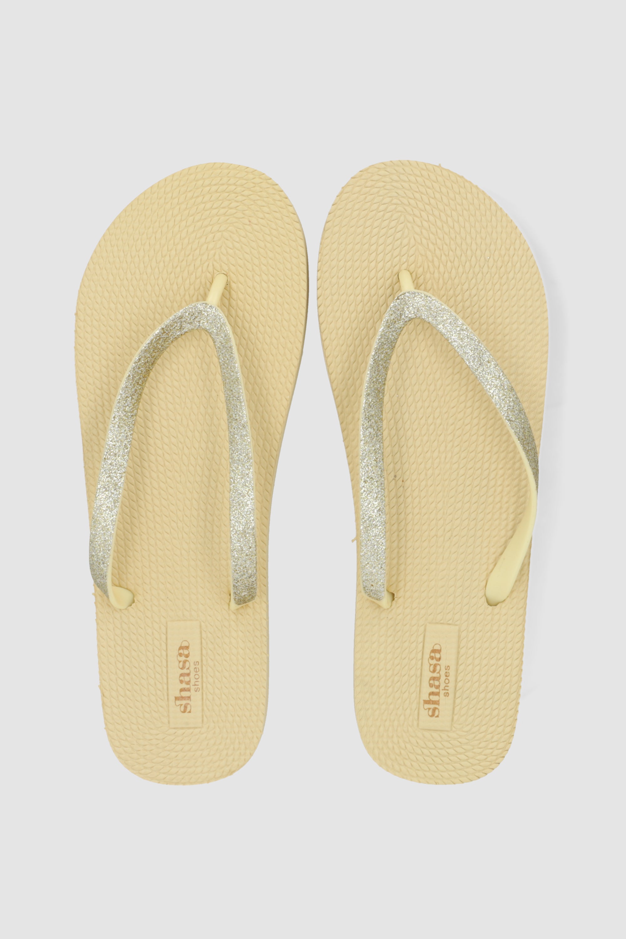 Flip Flops Chinela Glitter AMARILLO