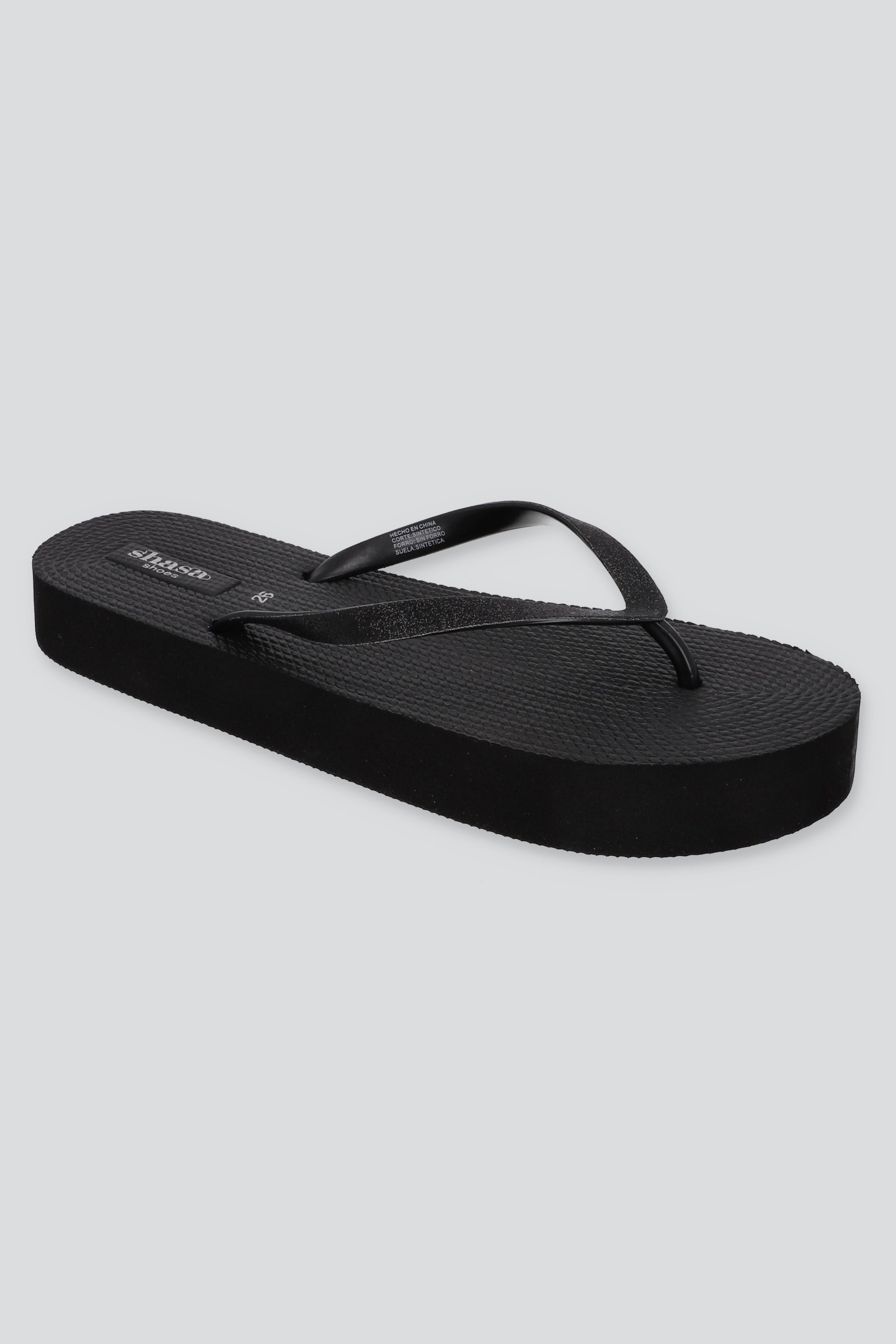 Flip Flops Chinela Glitter NEGRO