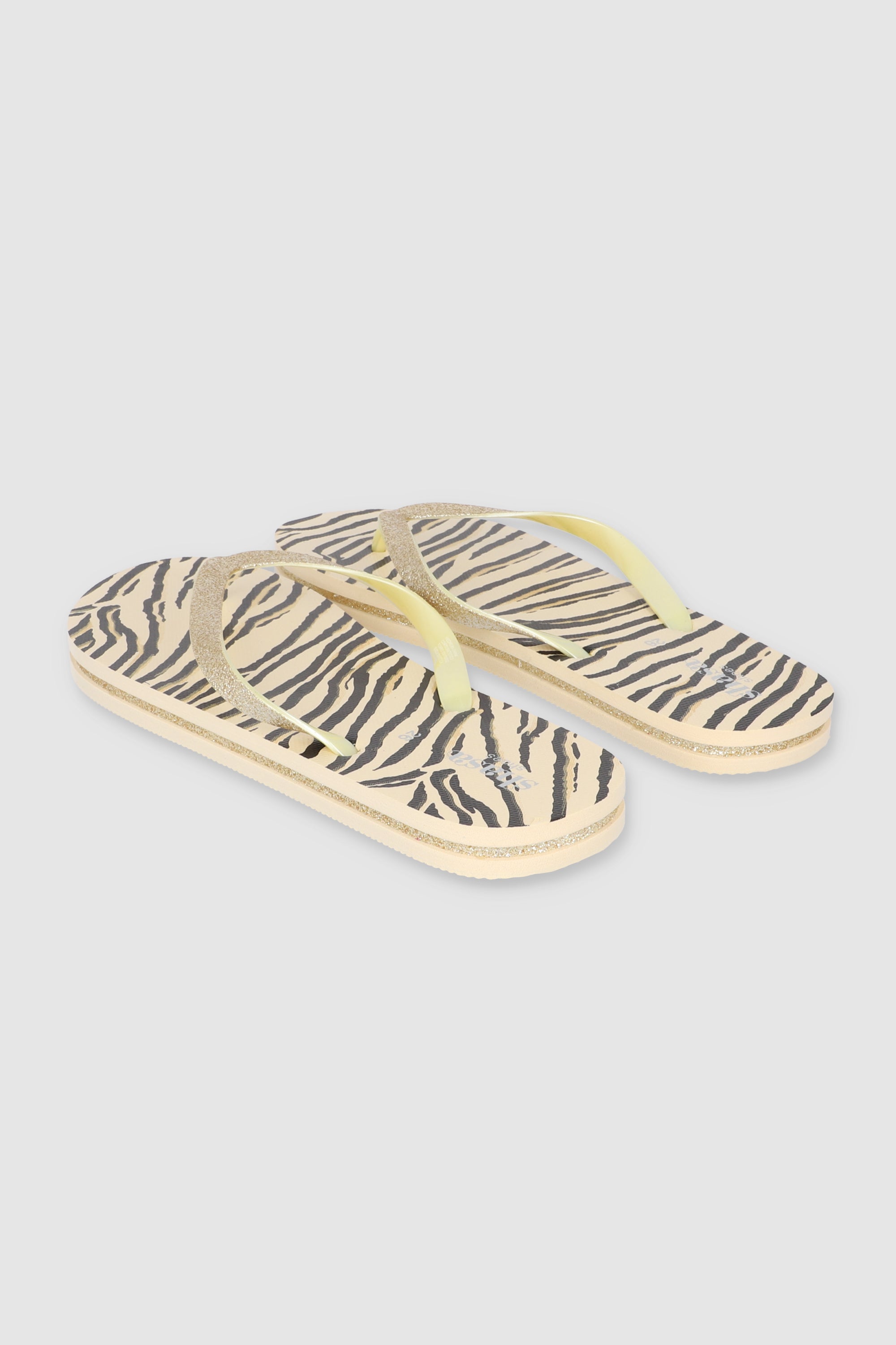 FLIP FLOPS CEBRA GLITTER ORO